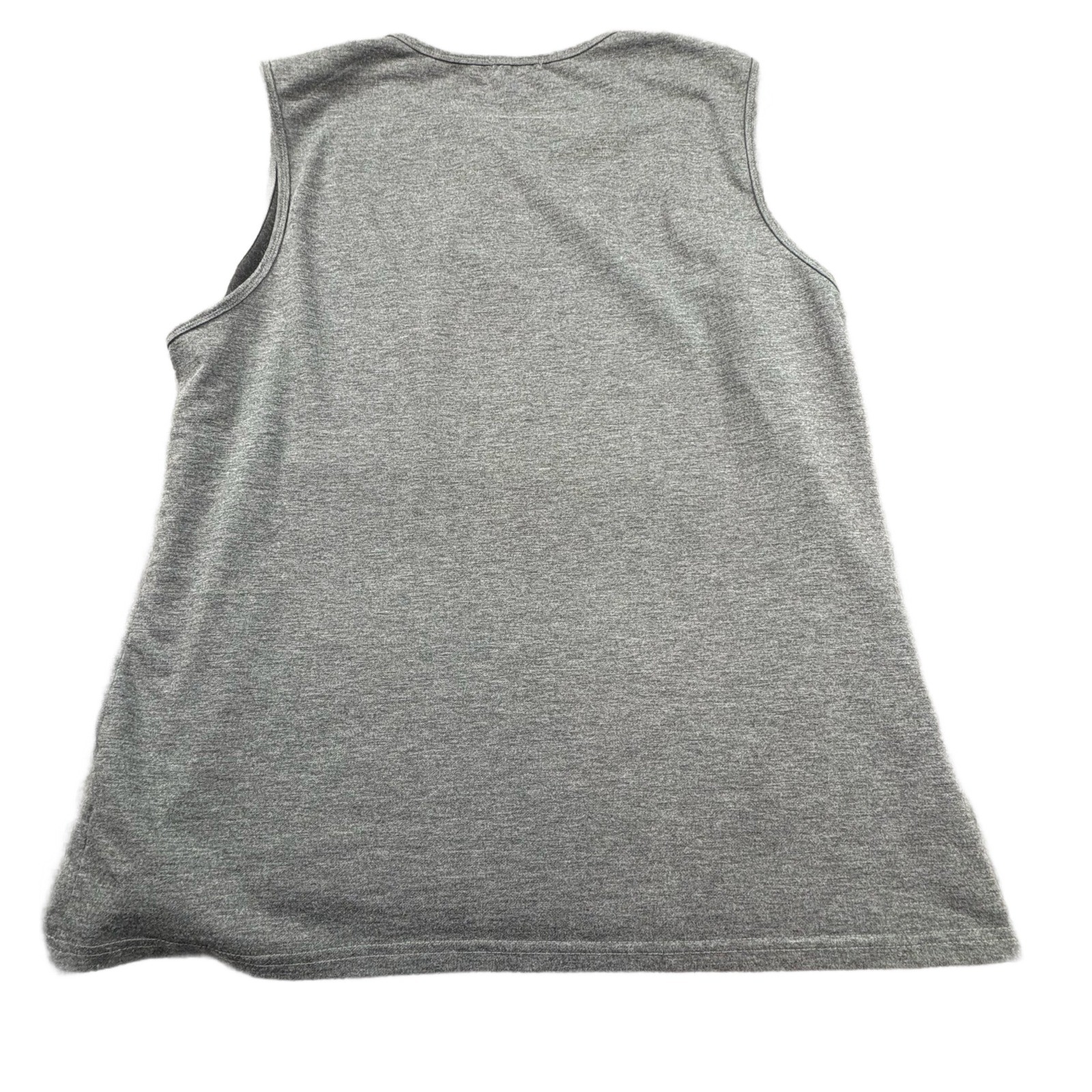 Coofandy Mens XL Gray Tank Top Sleeveless American Flag Patriotic Graphic Shirt