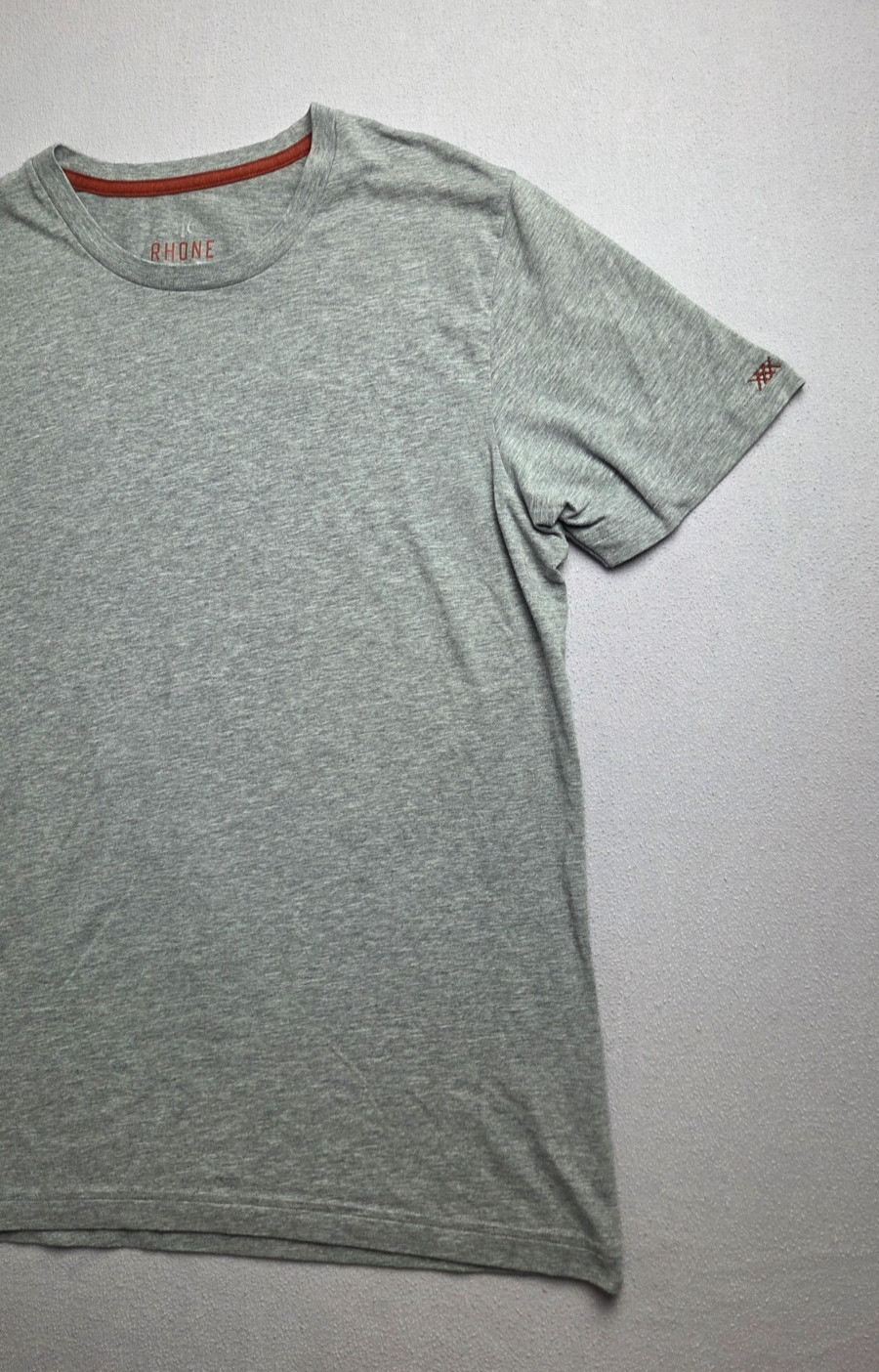Rhone T-Shirt Mens Large Gray Lightweight Performance Short Sleeve Comfort