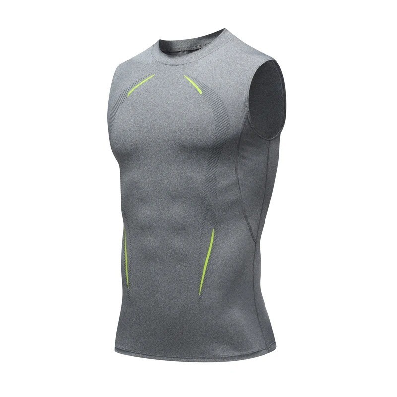 Mans Compression Tank Top Men Gym Shirt Sleeveless Quick Dry Sportswear Male Fit