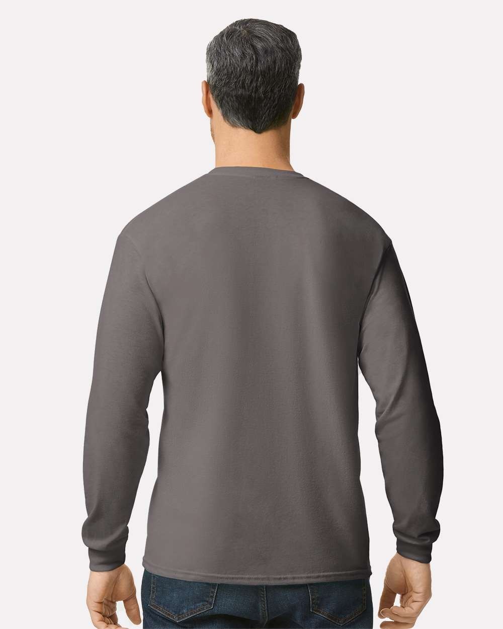 Gildan Adult Long Sleeve Heavy Cotton T-Shirt Blank Tee Top Shirts S-3XL G540