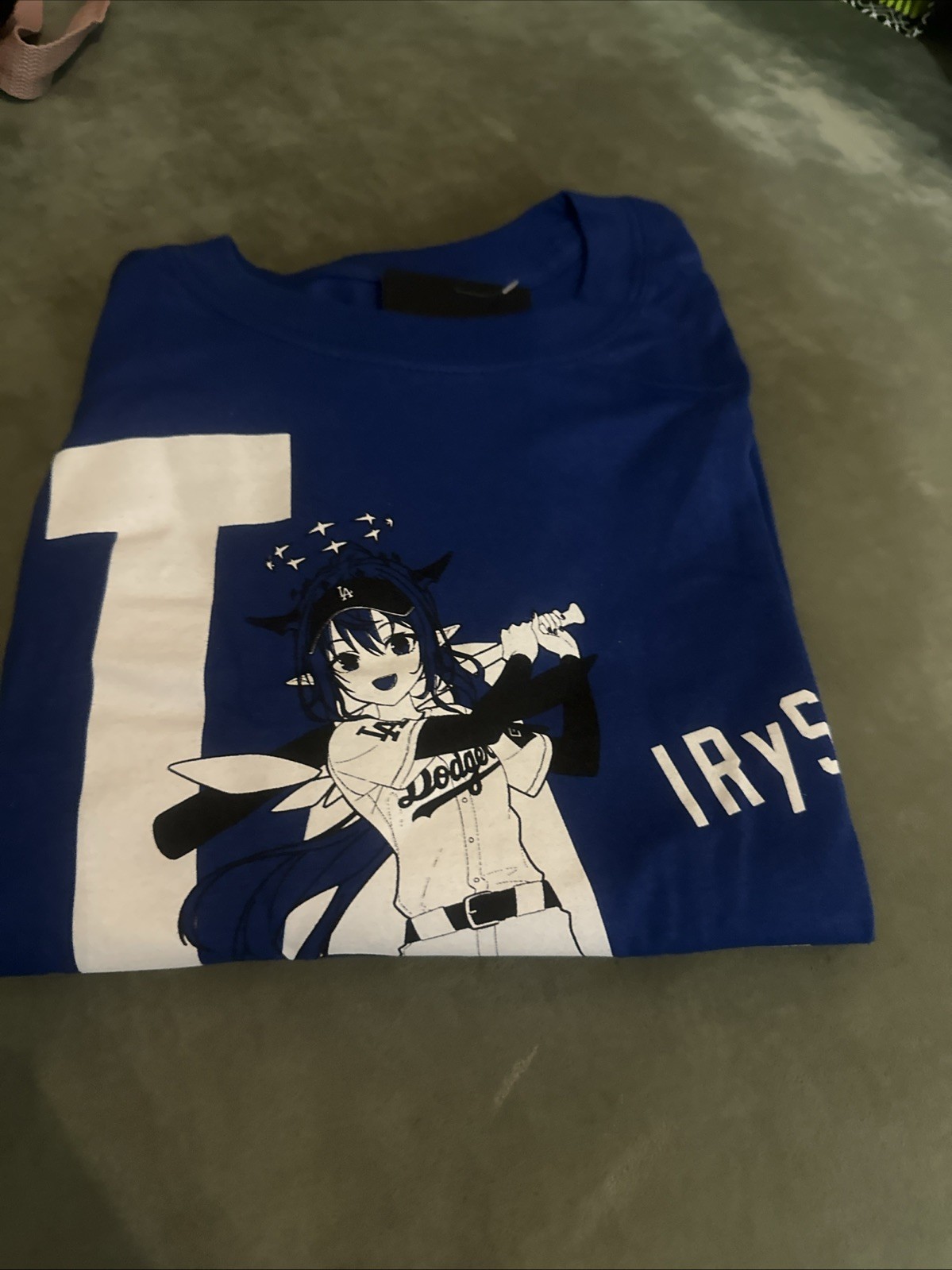 Official Event @ LA Dodgers x Hololive Night IRYS T-Shirts 7/5/25 Size Large.