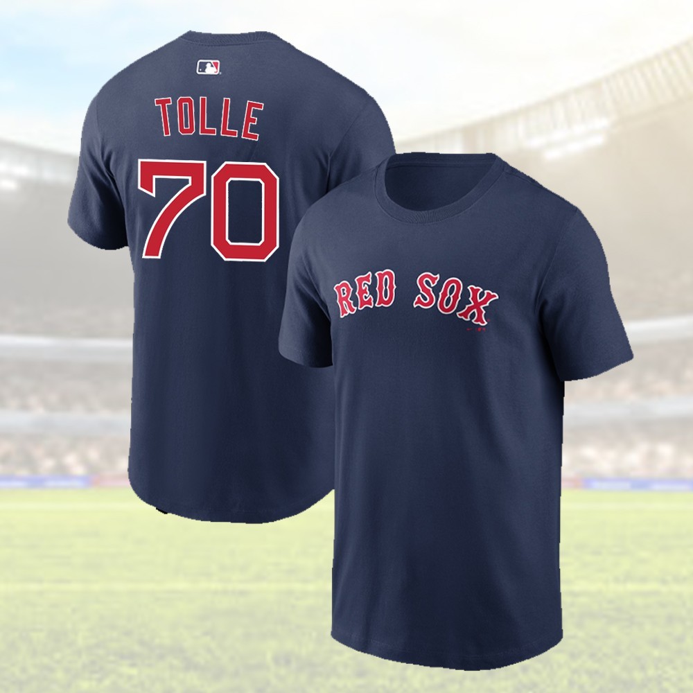 ⭐️FASTSHIP – Payton Tolle#70 BostonBaseball Team 2026 Name & Number Tee Fan Gift