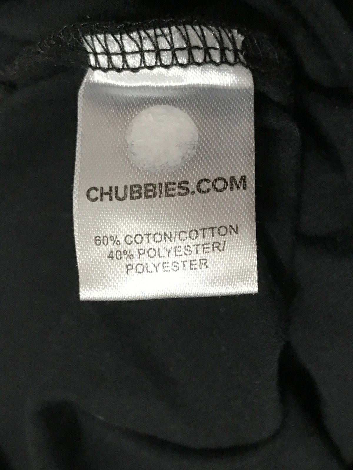 Chubbies T-Shirt Size Large Long Sleeve The Weekend has Arrived Pocket Black