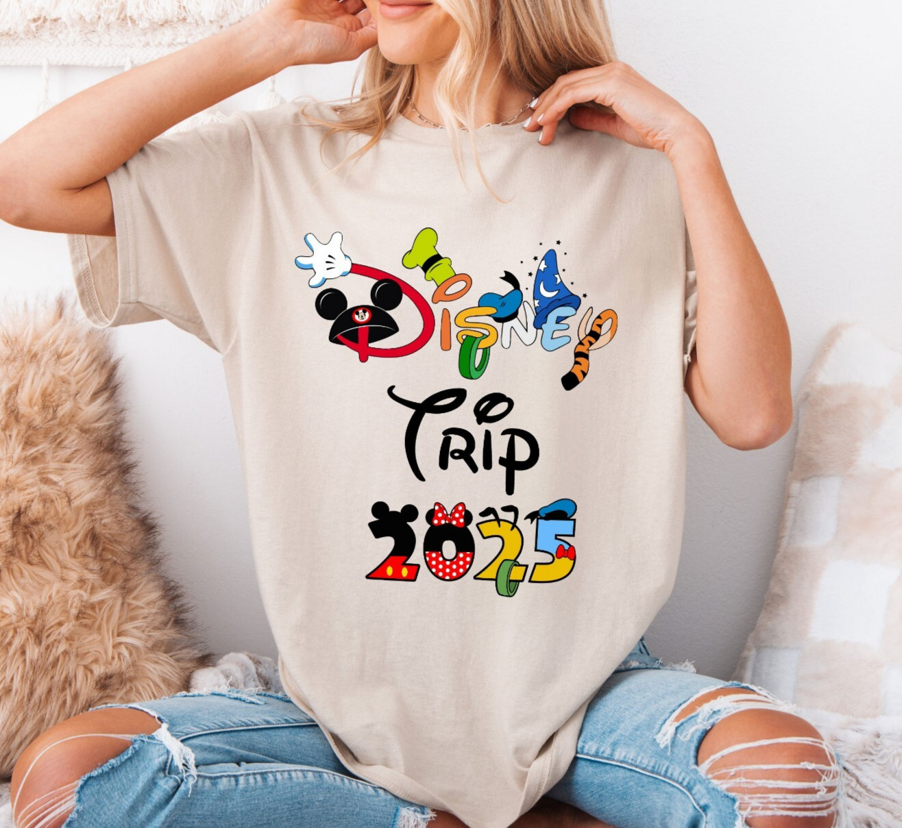 Disney Trip 2025 Shirt, Mickey and Friends, Disneyland Family Vacation Shirt