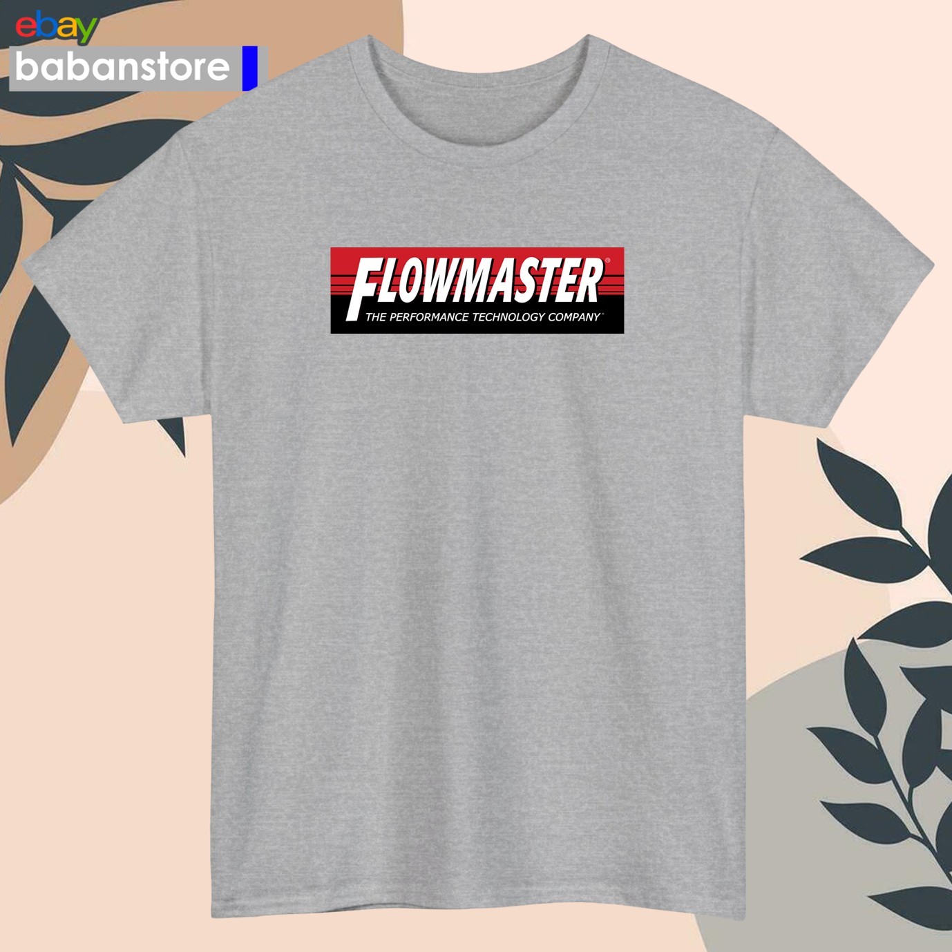 FLOWMASTER The Muffler Shirt Logo Black/White/Grey/Navy/Red/Light Blue S-5XL