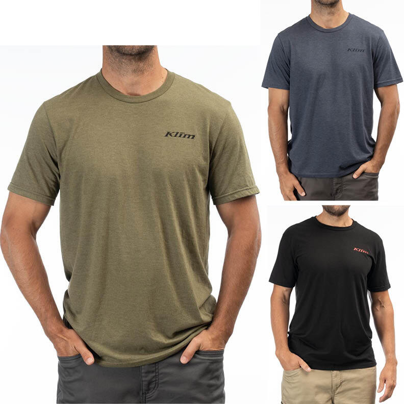 KLIM Men’s Mountain Peak Tri-blend Short Sleeve Tee Shirt