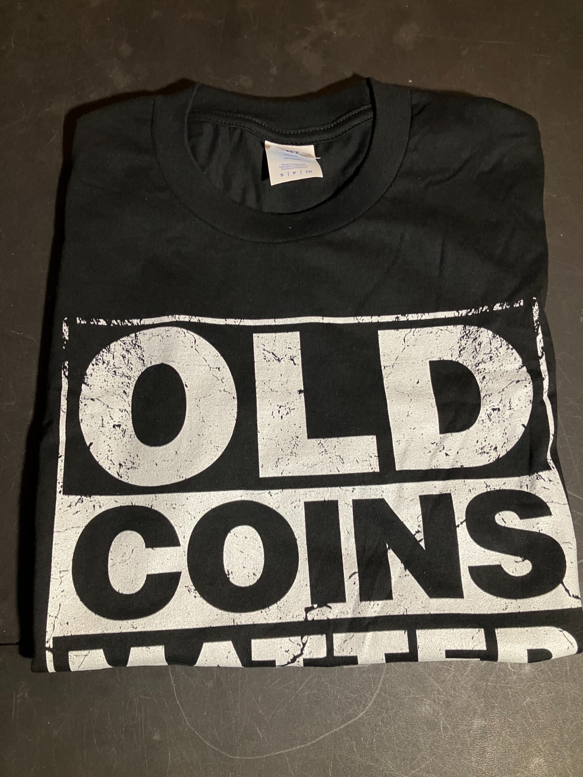 Coin Collecting T-Shirt (Old Coins Matter) size large qty=1