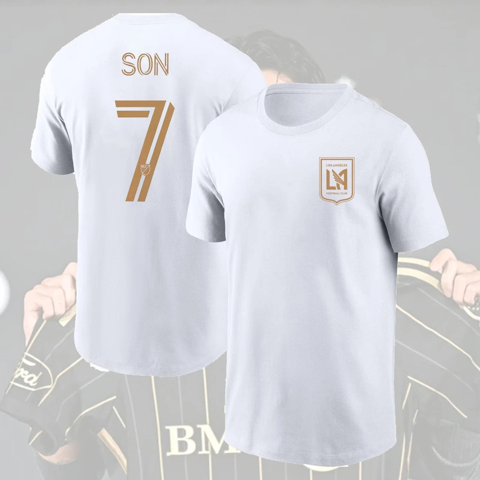 HOT SALE! Son Heung-Min #7 join LAFC 2025 Name & Number Gift For Fans