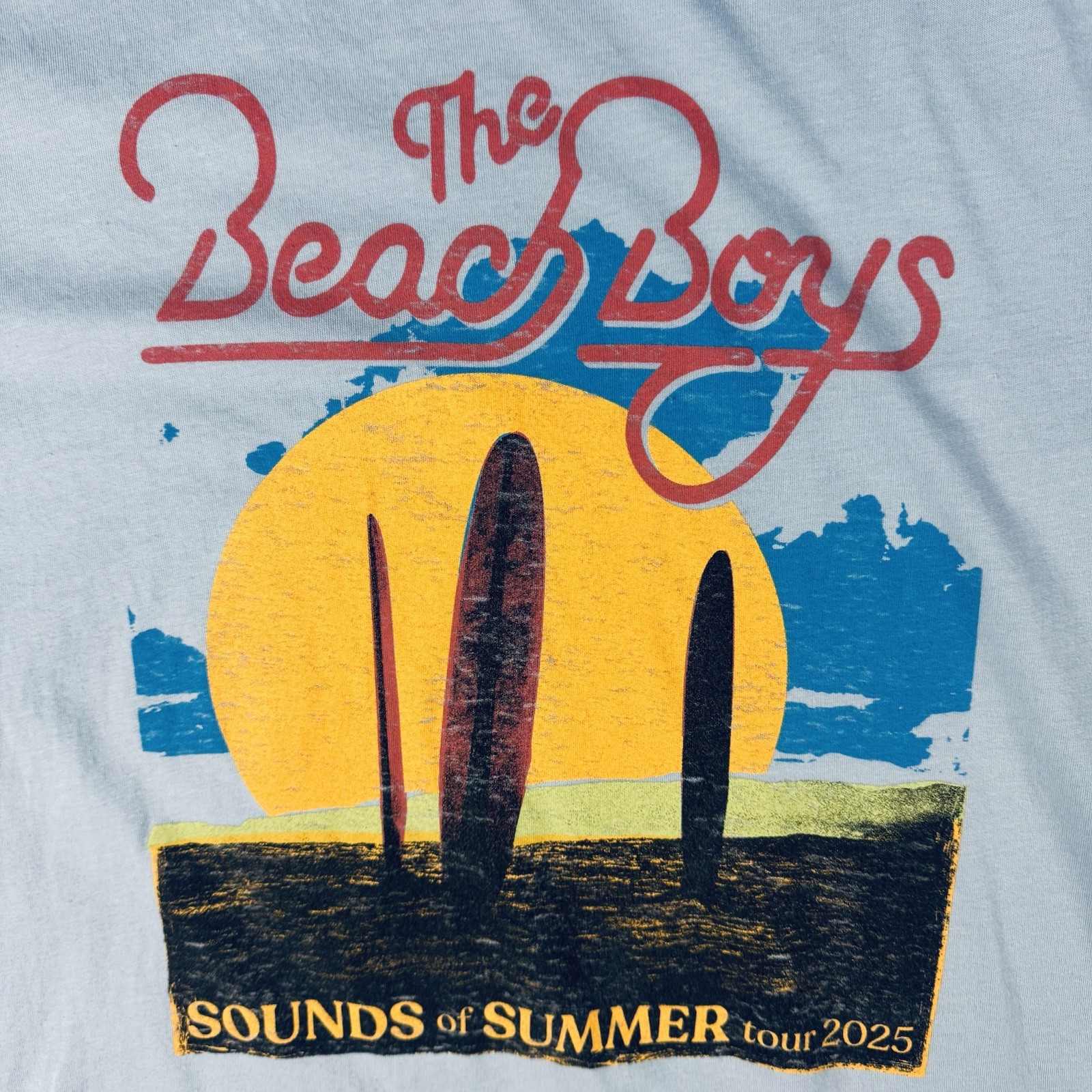 The Beach Boys T-Shirt Size XL Sounds of Summer 2025 Tour Pop Rock Brian Wilson