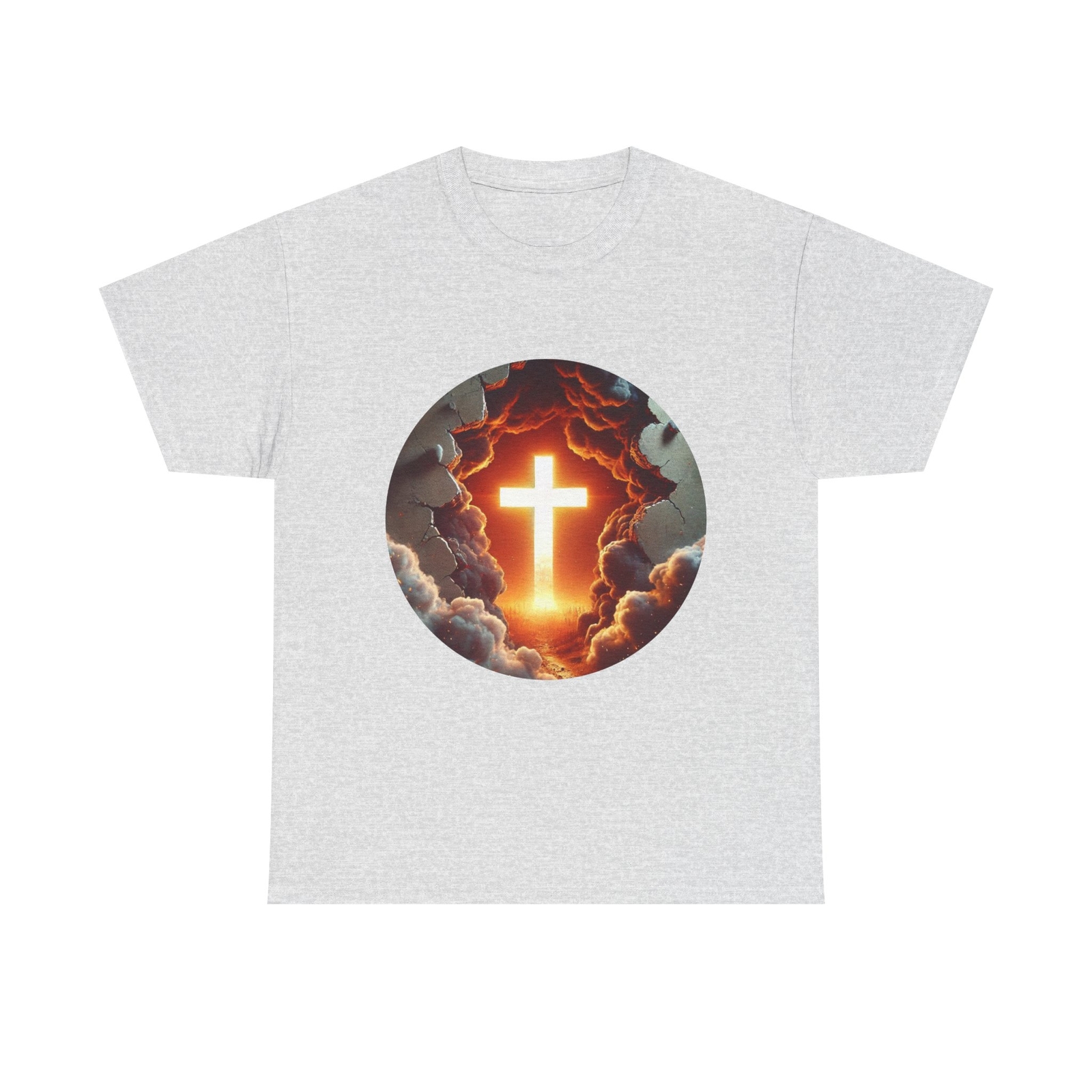 Religious Art the Cross Jesus Christ Faith T Shirt Bible Religion Resurrection