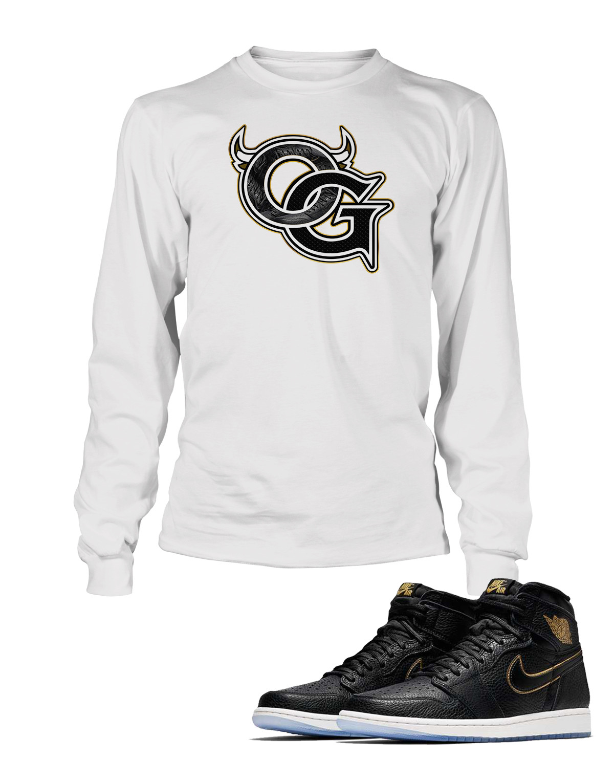 Graphic Sneaker Sport OG Tee shirt To match Retro J1 High Mens Big Tall Sm T