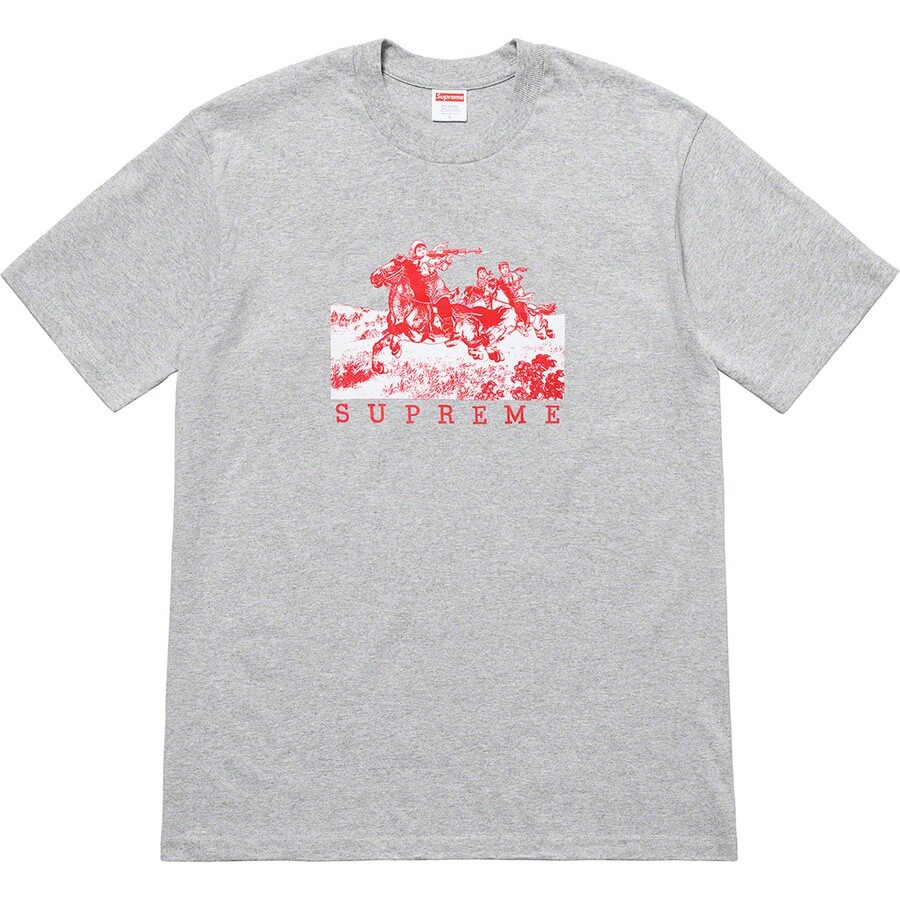 Supreme Riders Tee Black Grey S/S 19