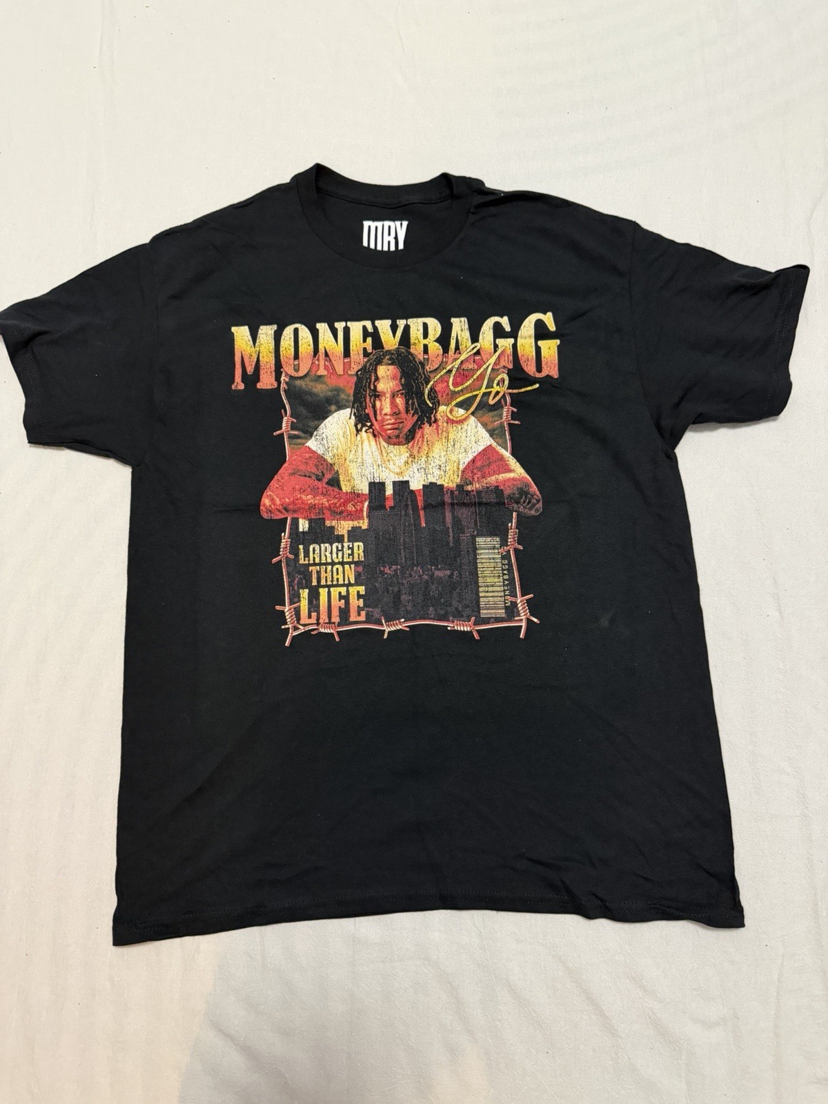 Money Bag Yo Larger Than Life T Shirt Lg