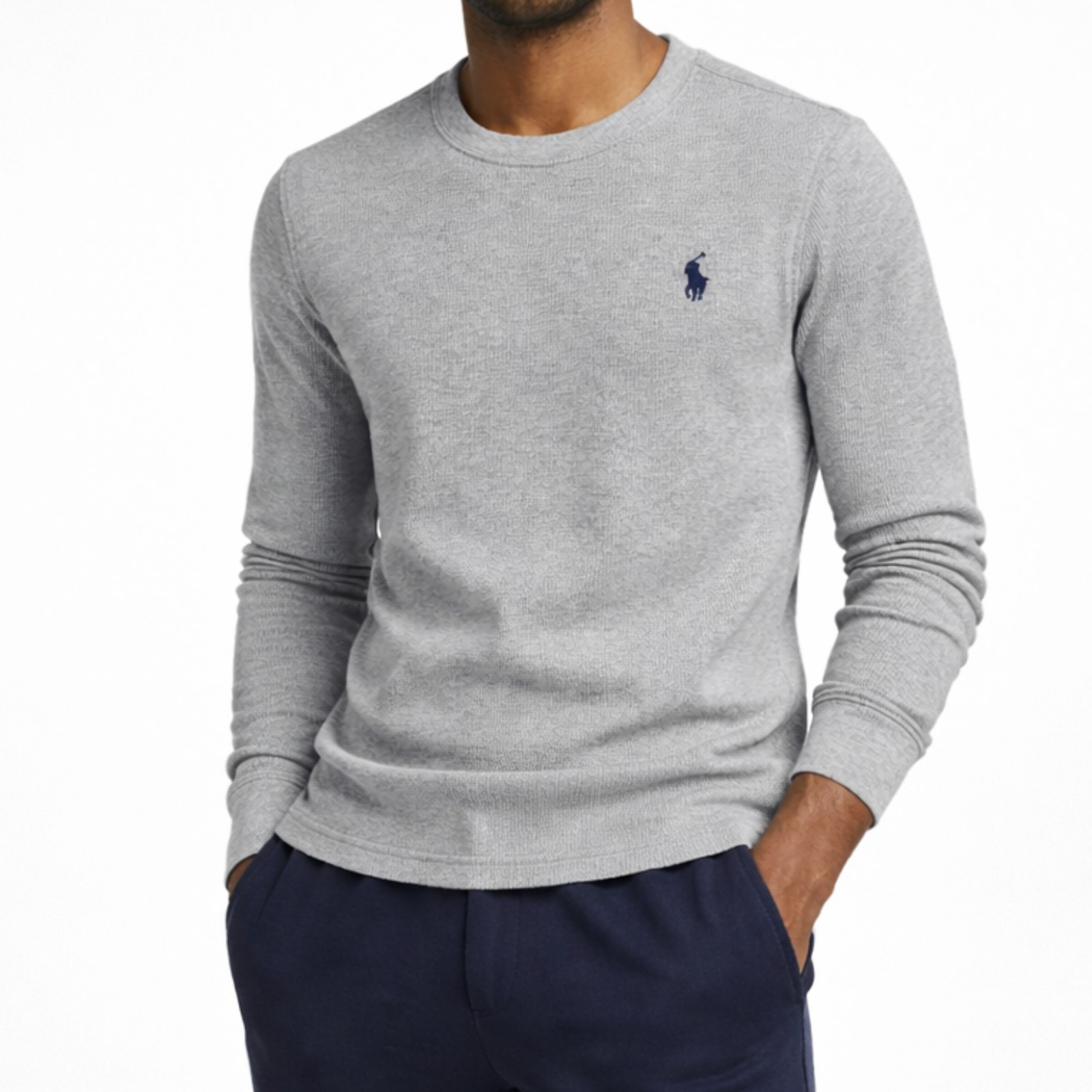 NWT – POLO RALPH LAUREN Mens Waffle Knit Thermal Long Sleeve Shirts : S – XXL