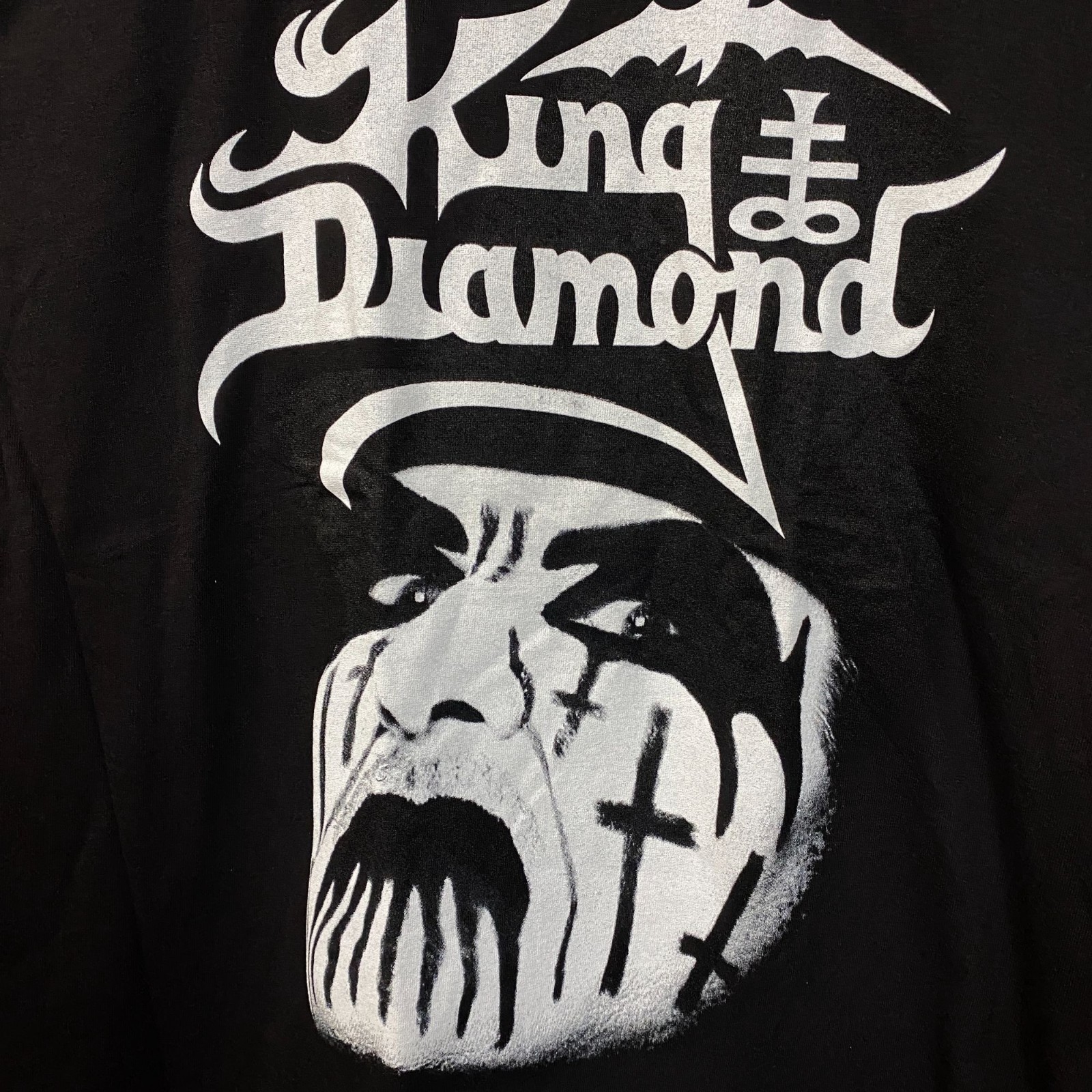 King Diamond Puppet Master Face Graphic T-Shirt Medium