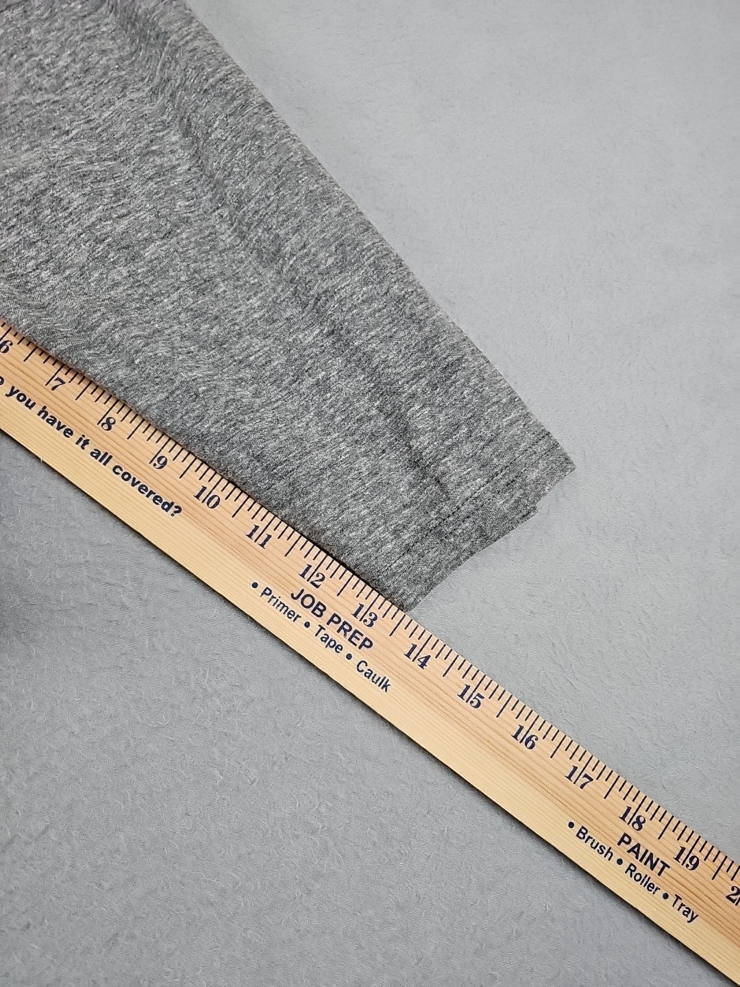 Heavy Melta Men’s Size XL Gray T-Shirt 3/4 Sleeve Made in USA Grunge 90’s