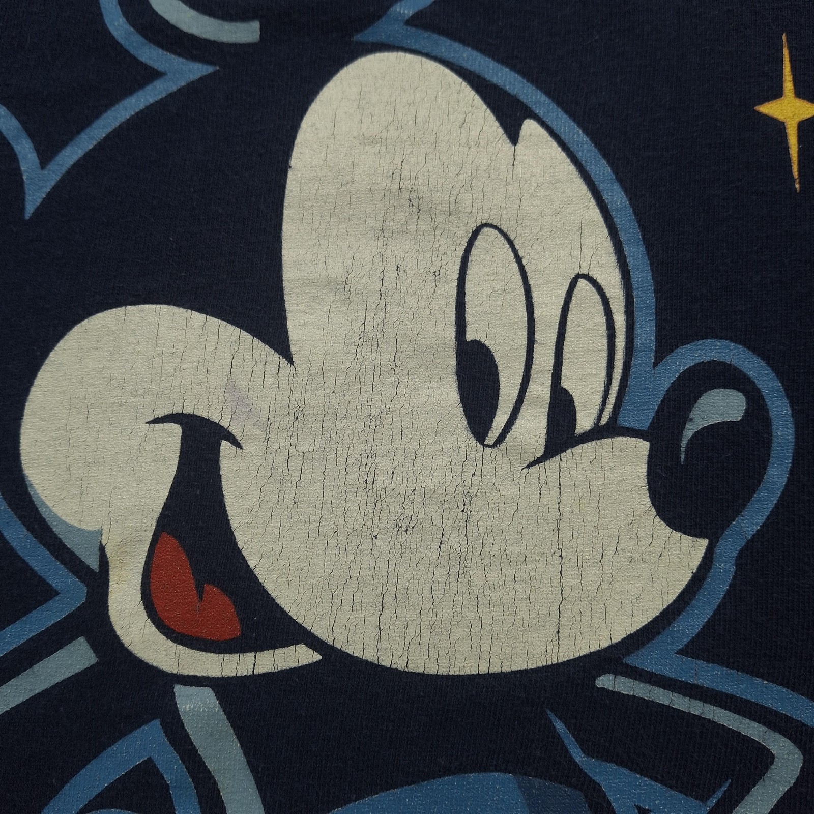 Vtg Mickey Unlimited Limited Edition T Shirt Mens Large Navy USA Disney 90s Tee