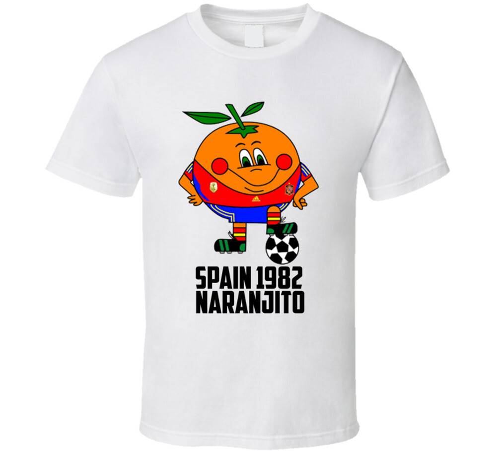 Naranjito 1982 Spain World Cup Soccer Mascot Fan T Shirt
