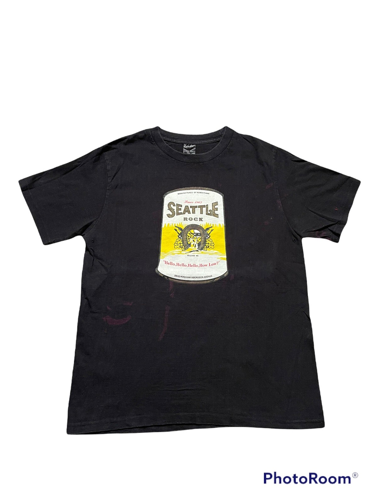 Number Nine SSFW 2003 Touch Me Im Sick Seattle Shirt Small Nirvana Kurt Cobain S