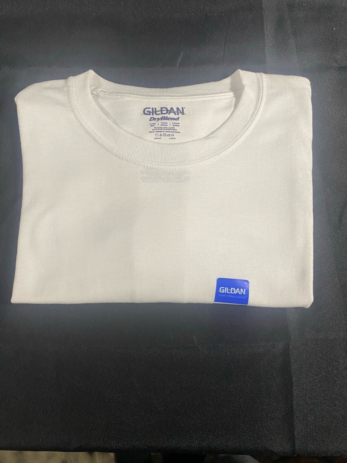 Gildan G800 Mens 50/50 USA New XL X-large T-Shirt Short Sleeves Plain T Shirt