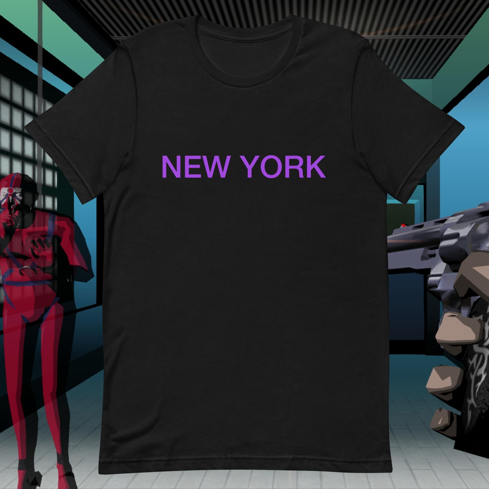 Killer 7 New York Travis Bell Cosplay Shirt No more Heroes Lollipop Chainsaw