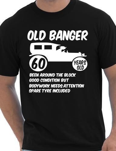 60th Birthday Mens T shirt Gift Present Funny Novelty Gift Sizes