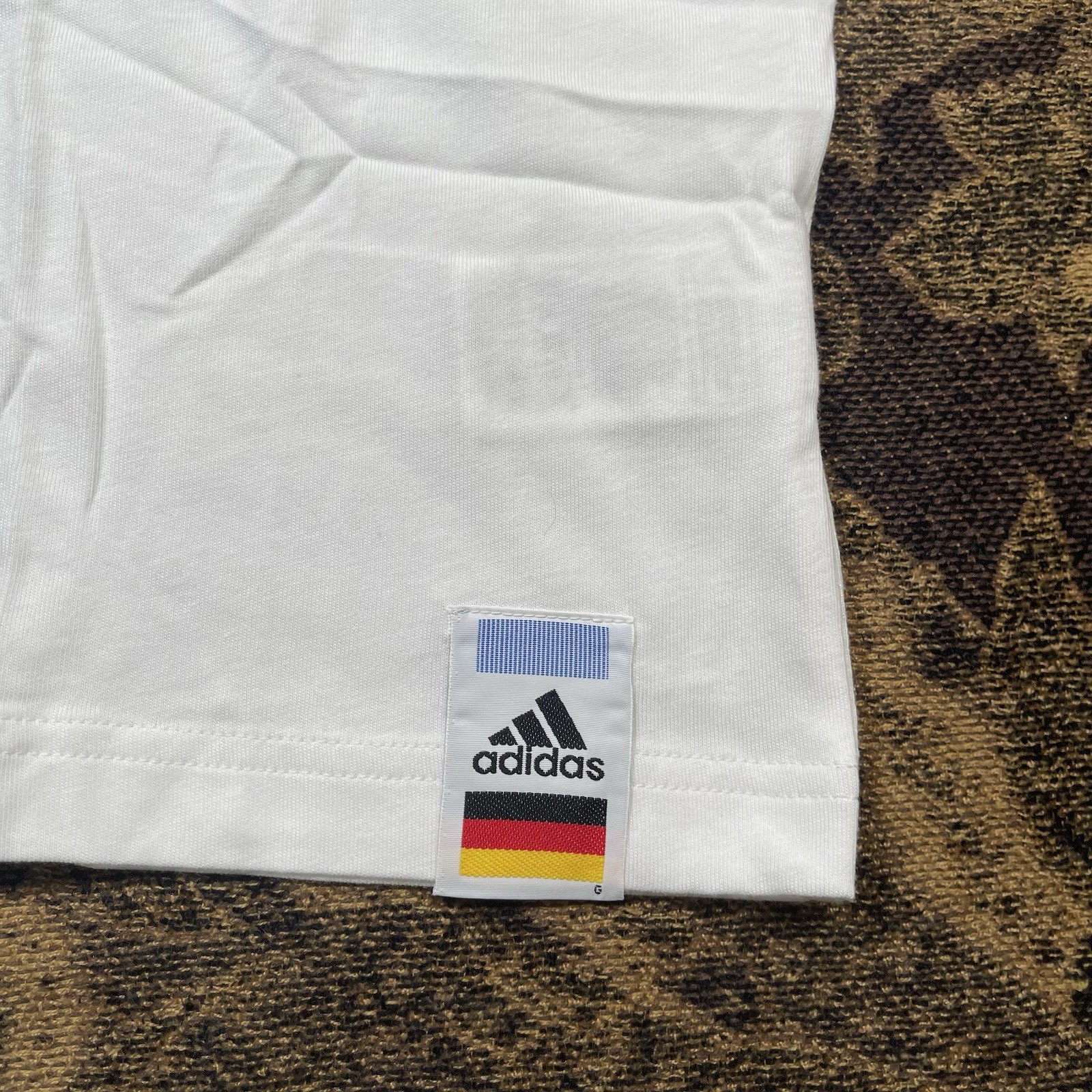 Mens Adidas Germany Retro Soccer Tee Shirt Size Large New
