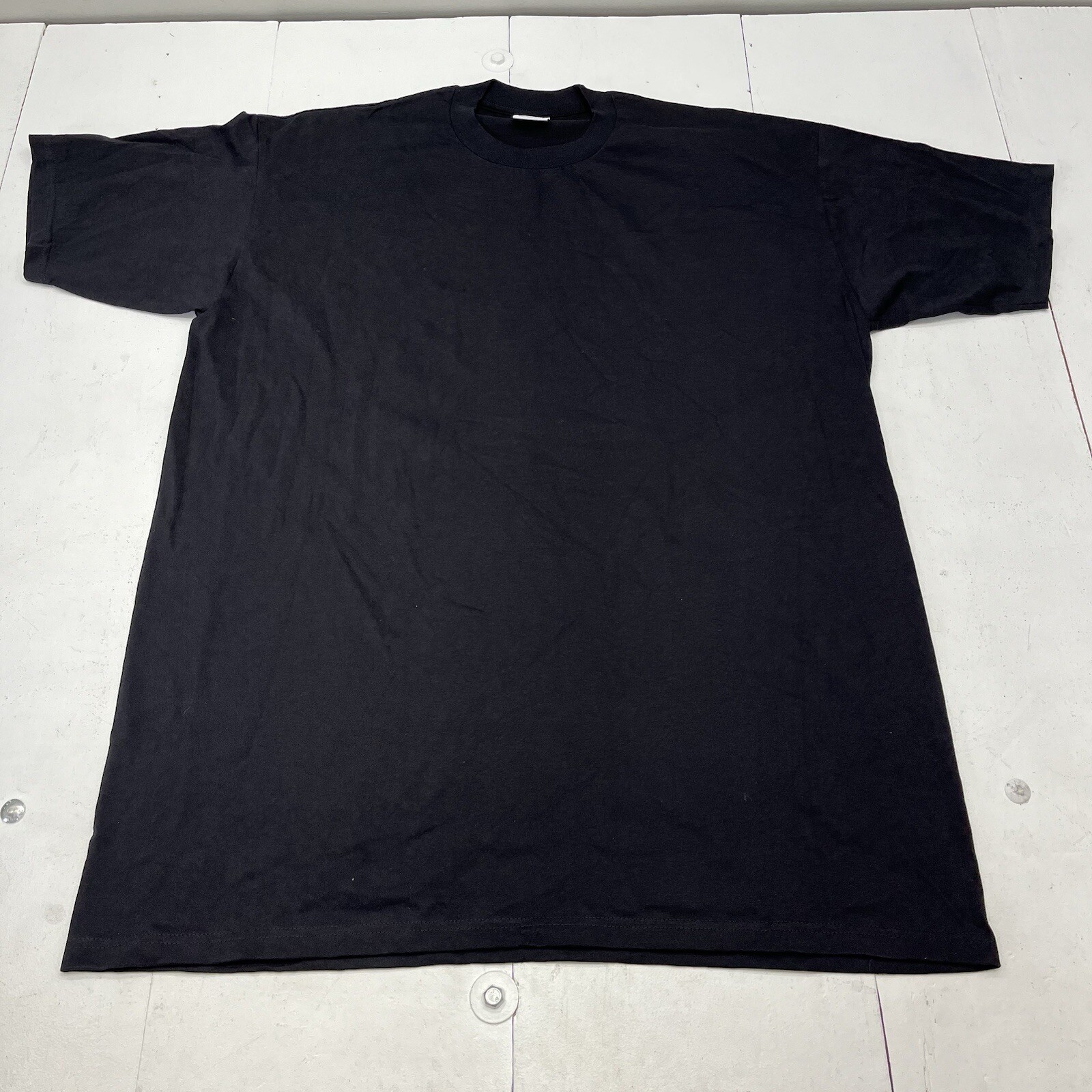 Pro Club Heavyweight Black Made In USA 100% Cotton T-Shirt Mens Size 4XL