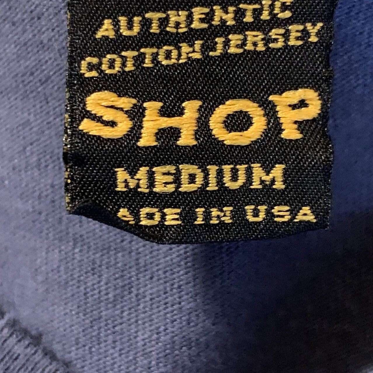 Jean Shop Men’s Crew Neck 100% Cotton Long Sleeve Pocket T Shirt Size M