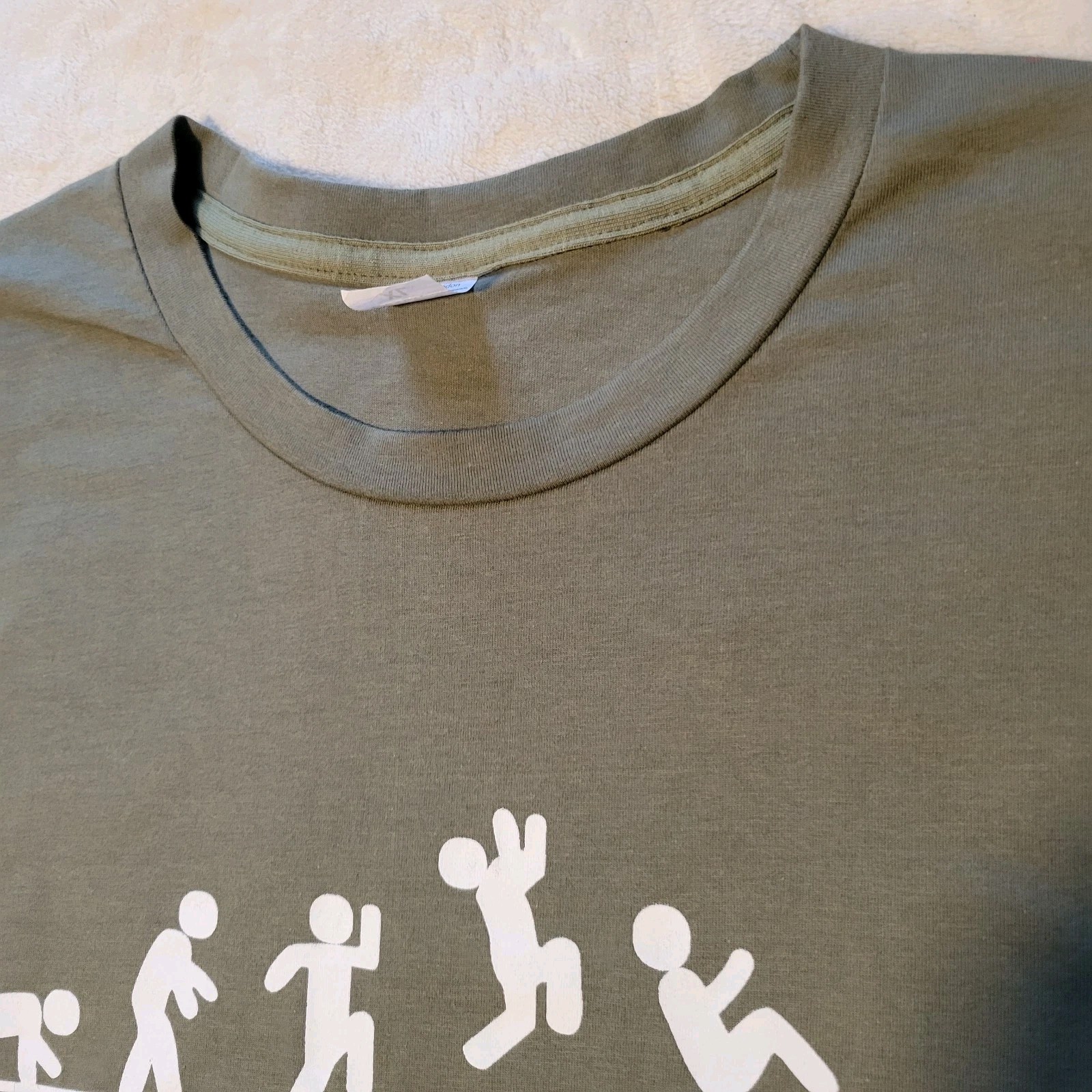 El Salvador Mens T Shirt Large Green Short Sleeve