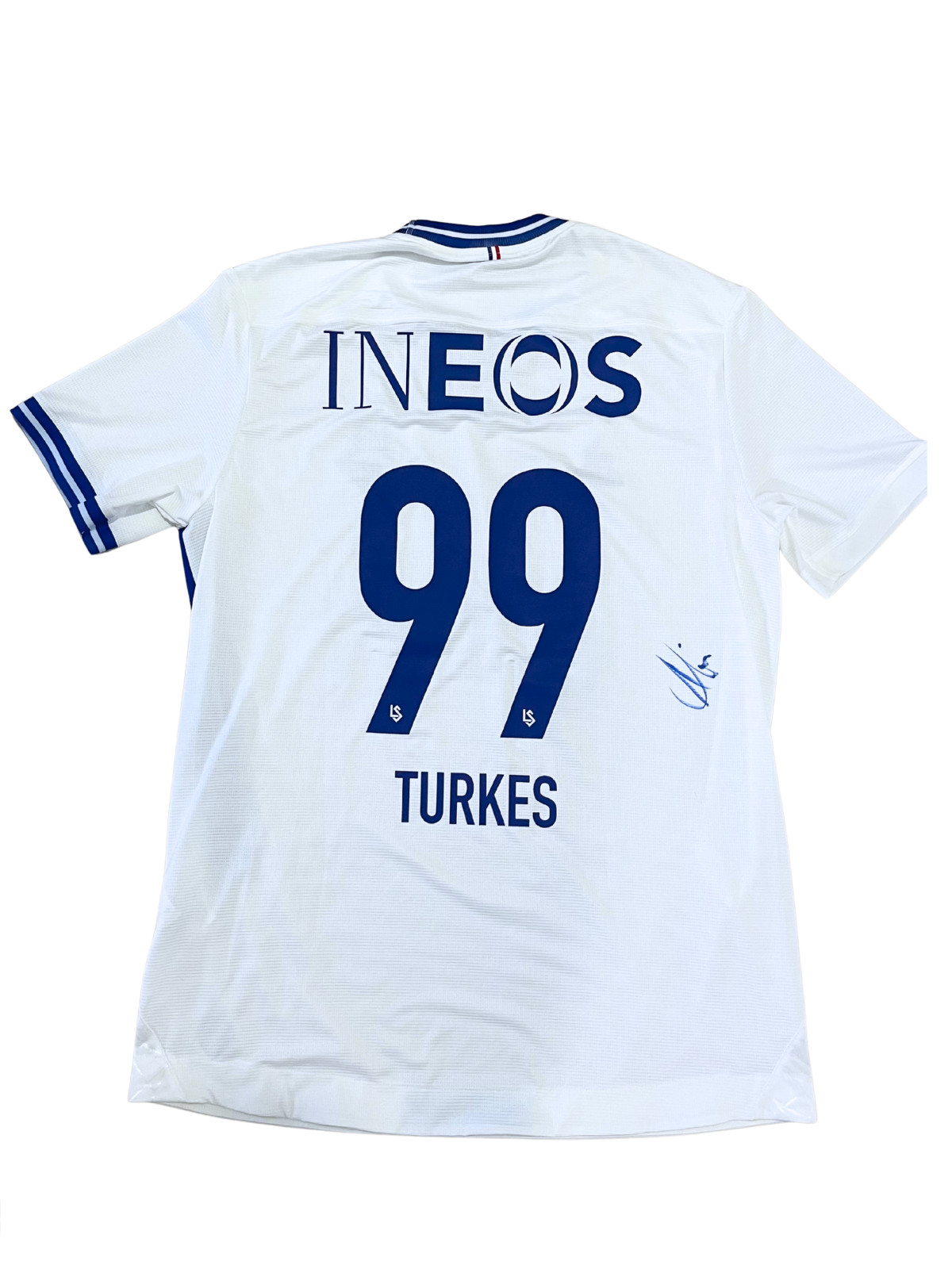 Lausanne Sport FC 2020 2021 Home Shirt L Le Coq Sportif Aldin Turkes #99 Signed