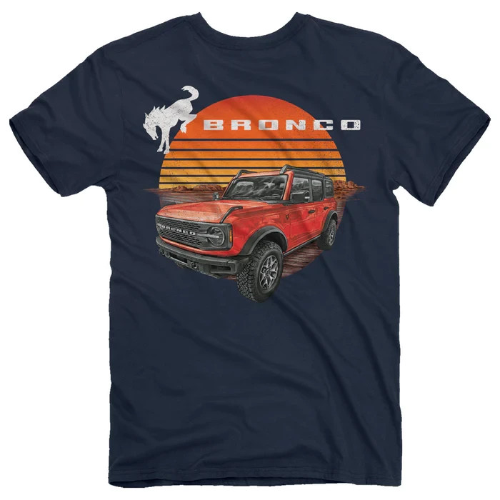 Jedco Ford Bronco Desert Stripes T-Shirt S/M/L/2XL/3XL