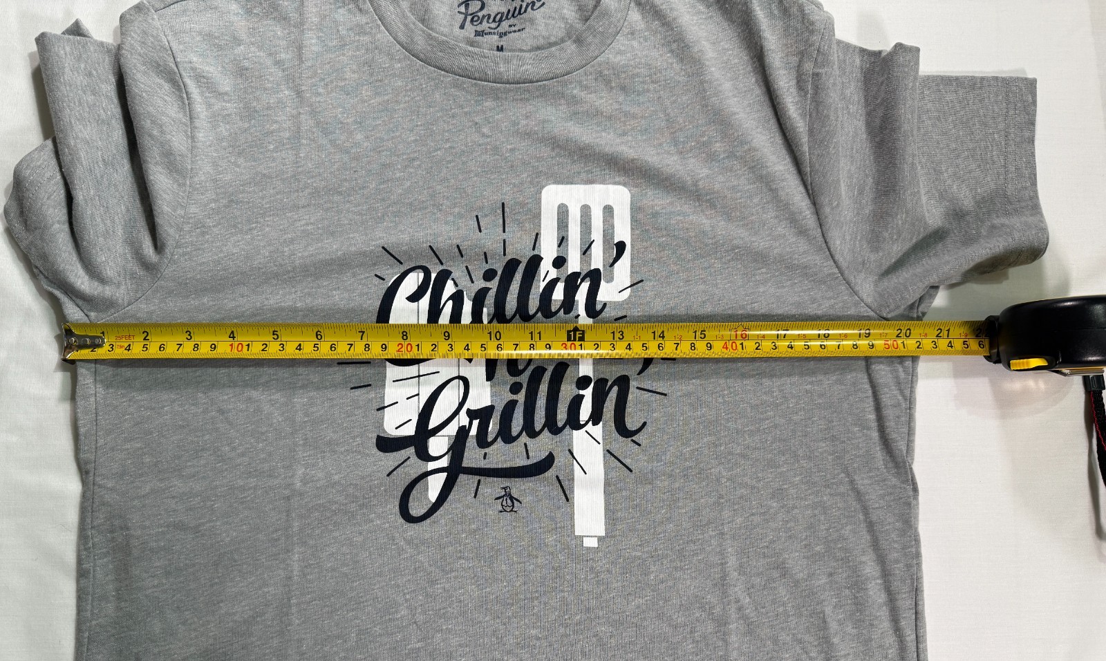 Original Penguin “Chillin’ n Grillin” Spatula Logo NWT Graphic Tee Shirt Size M