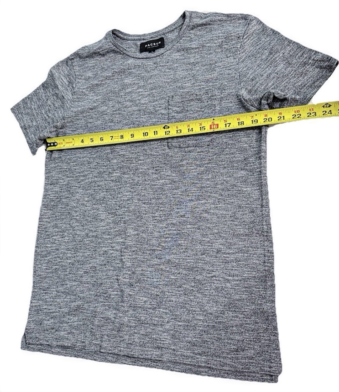 PacSun Los Angeles Mens Pocket T Shirt Heather Gray Size Large