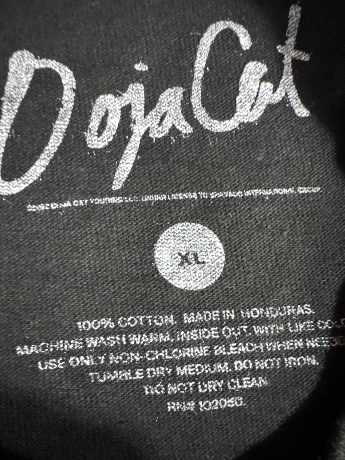 Doja Cat Men Shirt XL Black Graphic Print Lightning Band Tee