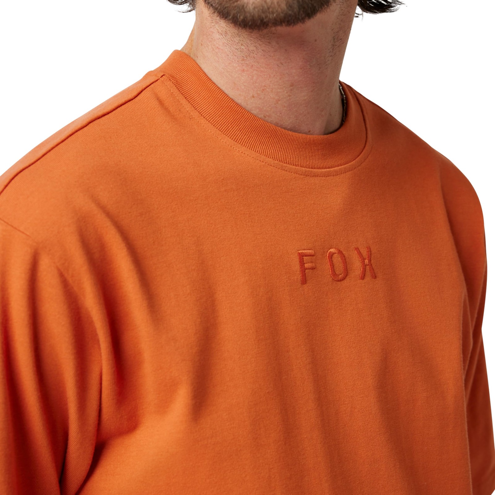Mens Wordmark Oversized Short Sleeve Tee Chocolate
