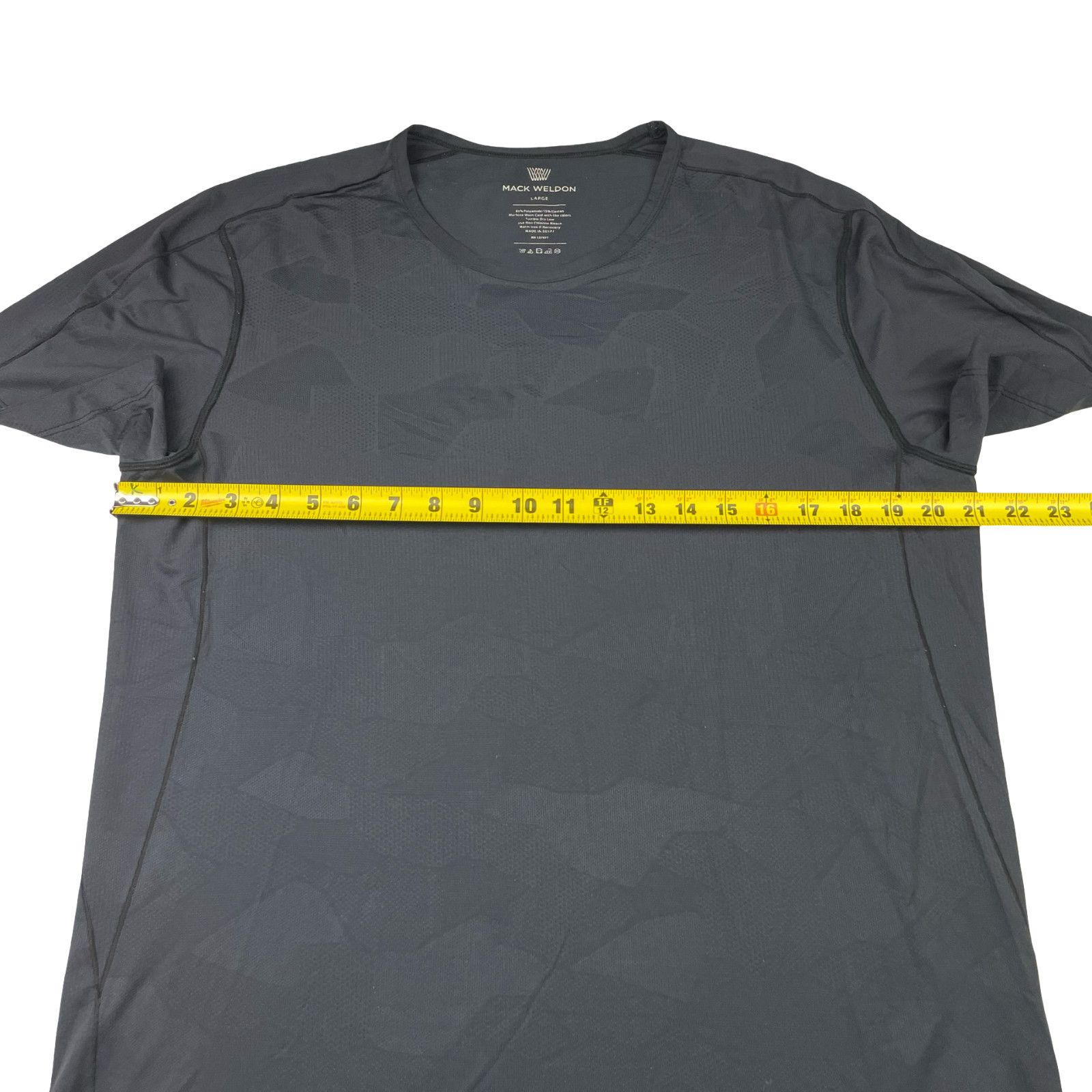 Mack Weldon Men’s Performance S/S T-Shirt Navy Blue • Large