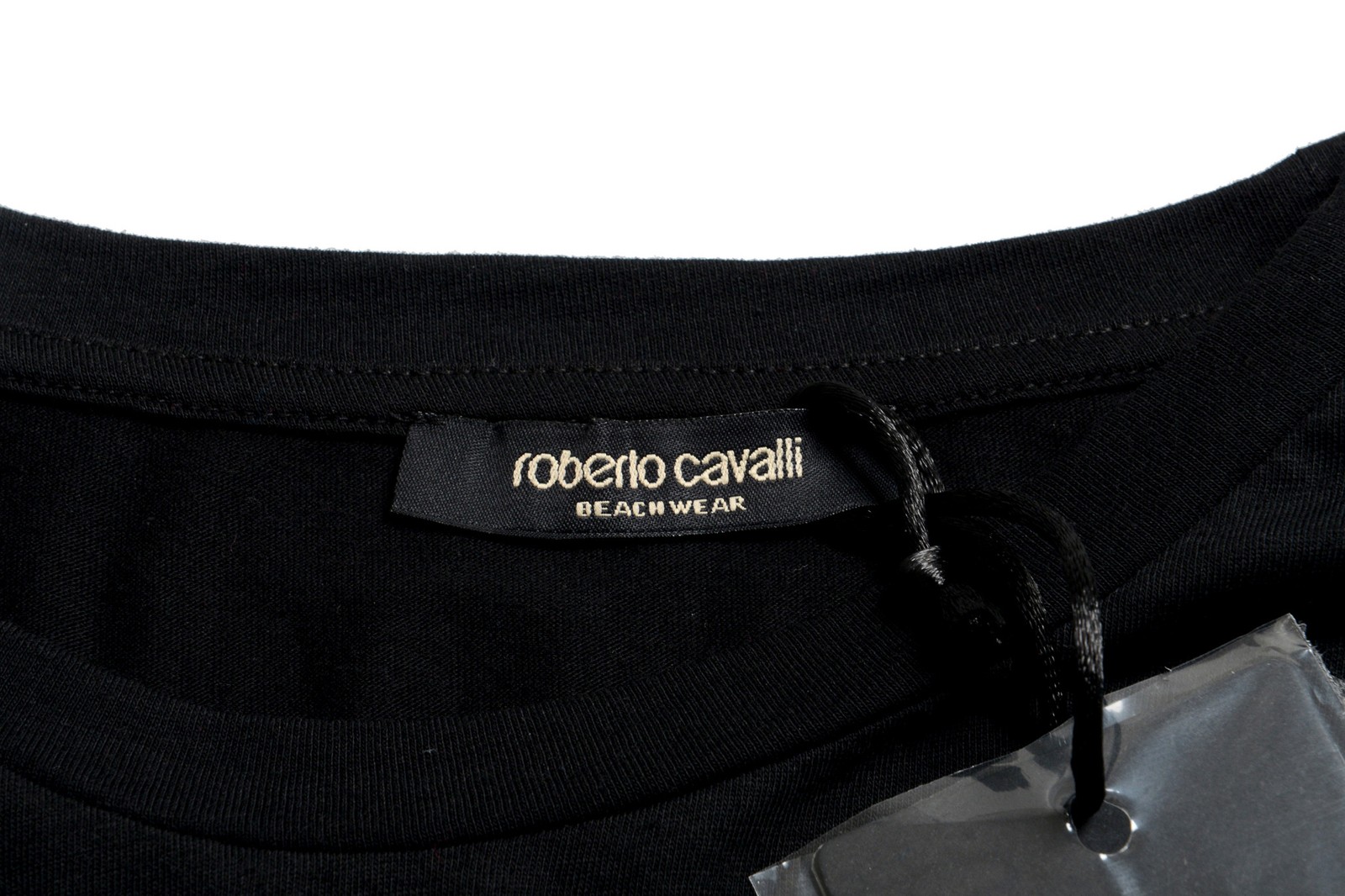 Roberto Cavalli “Beachwear” Men’s Black Graphic Print T-Shirt US 2XL IT 56