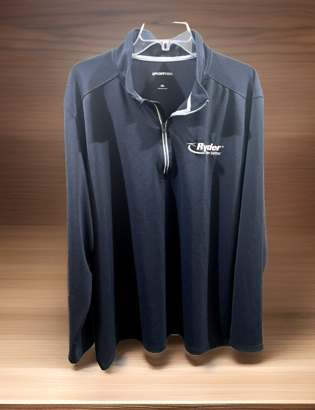 USA Ryder Truck Rental “EVER BETTER” Transportation Waffle Knit 1/2 Zip 2XL