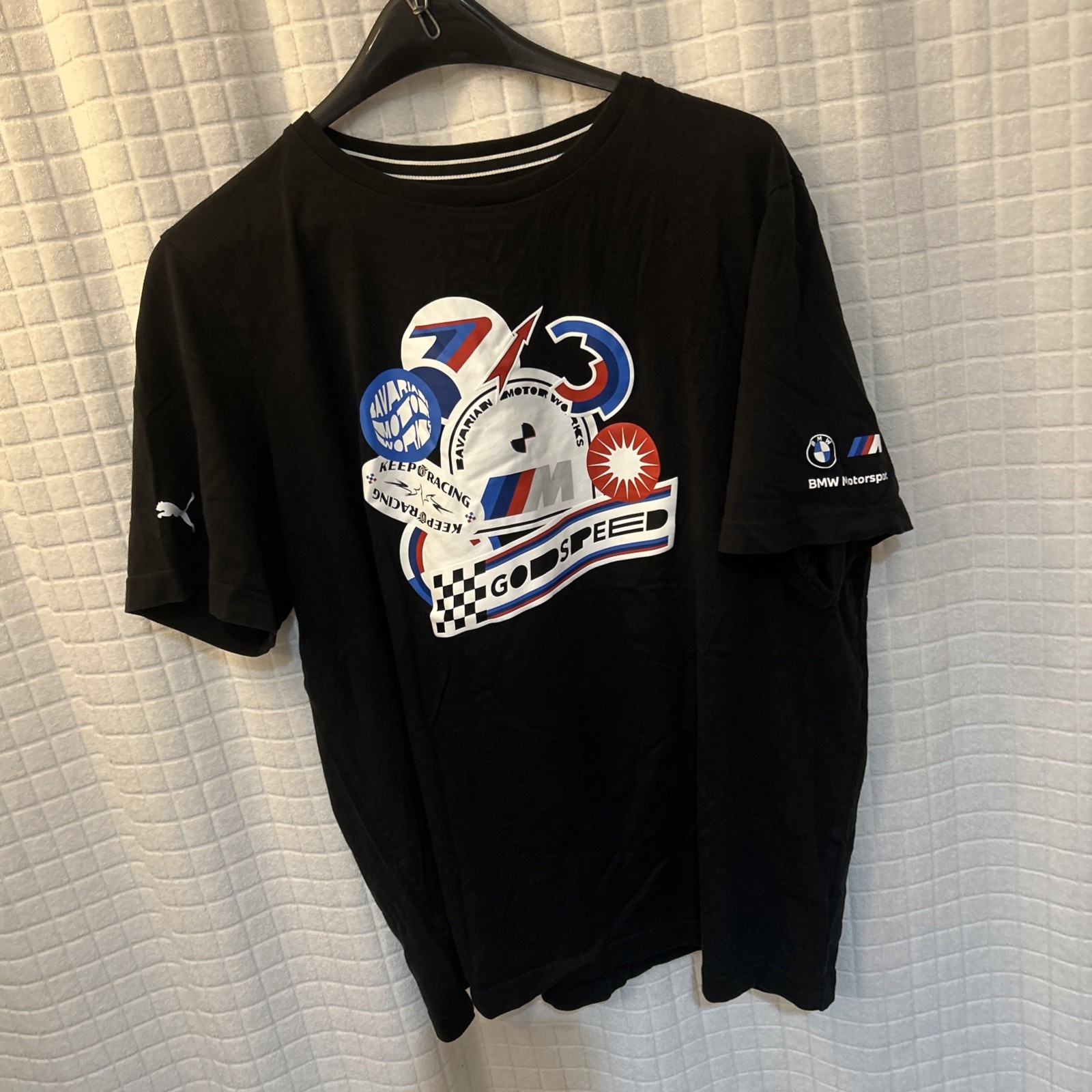 Puma BMW MMS Motorsport Statement Graphic Mens Tee T-Shirt Size XL