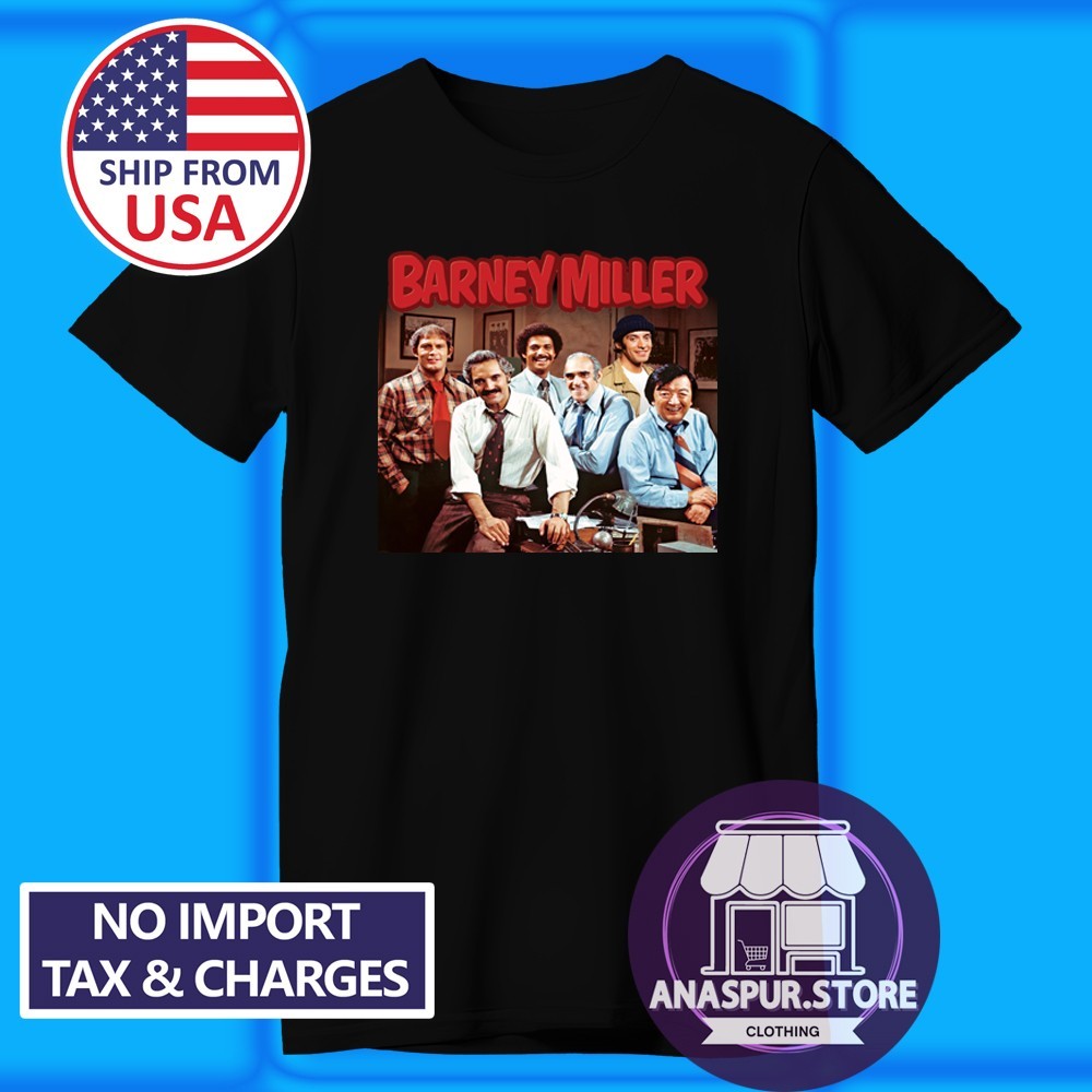 Miller Retro Tv Show Barney Men’s Black Size S-5XL