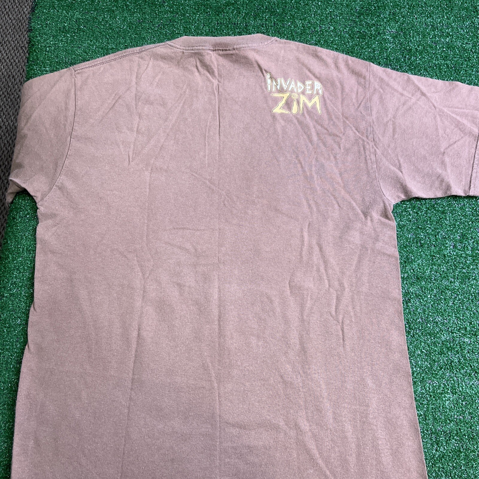 Vintage Invader Zim Lets Make Biscuits Brown T-Shirt Mens M Nickelodeon See Pics