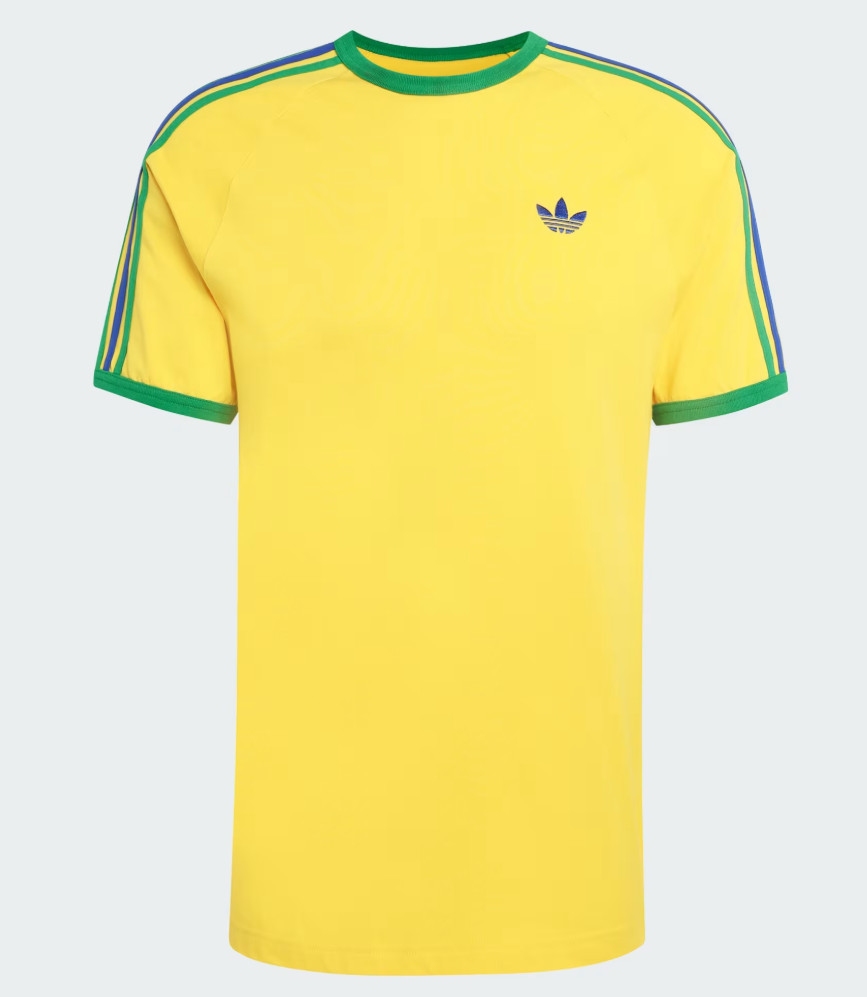 NEW MEN’S ADIDAS ORIGINALS 3-STRIPES JAMAICA TREFOIL SHIRT ~SIZE 2XL #KC864