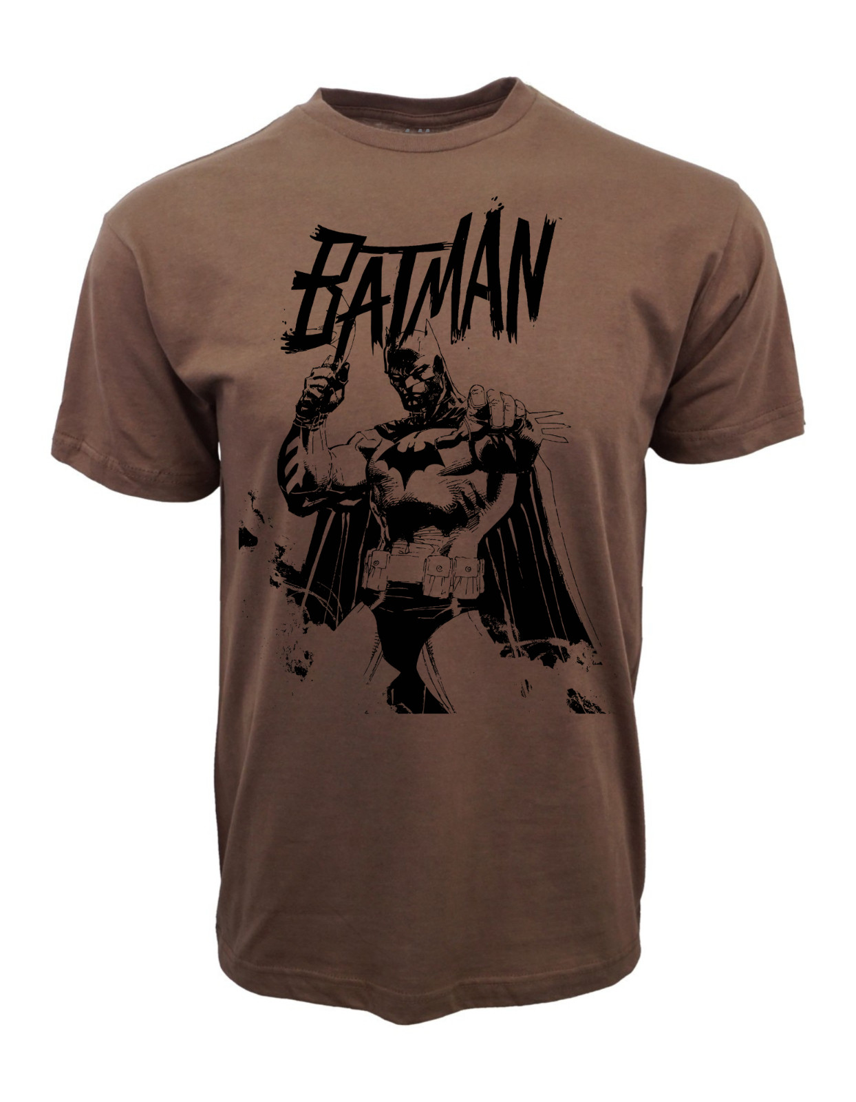 BATMAN BROWN GRAPHIC GRAPHIC T SHIRT