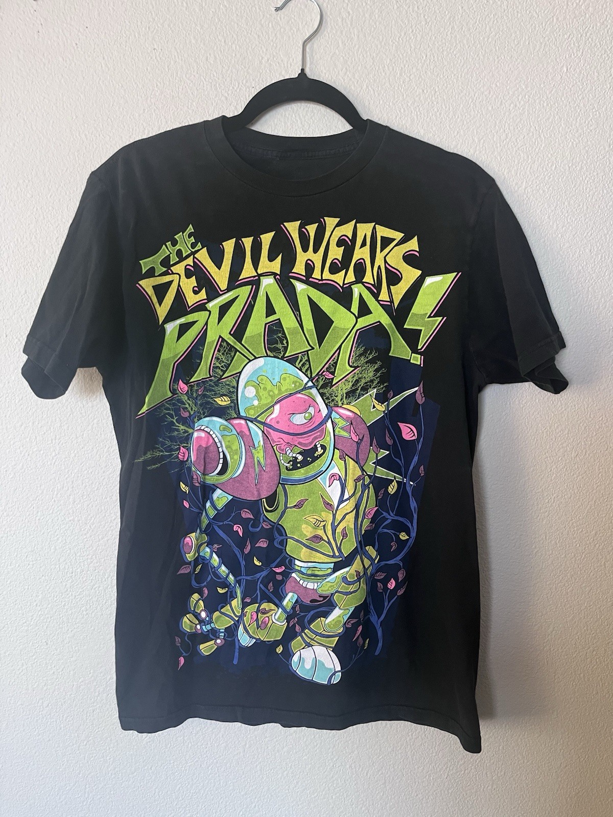 The Devil Wears Prada Reptar King Of The Ozone T Shirt Black Band Tee No Tag