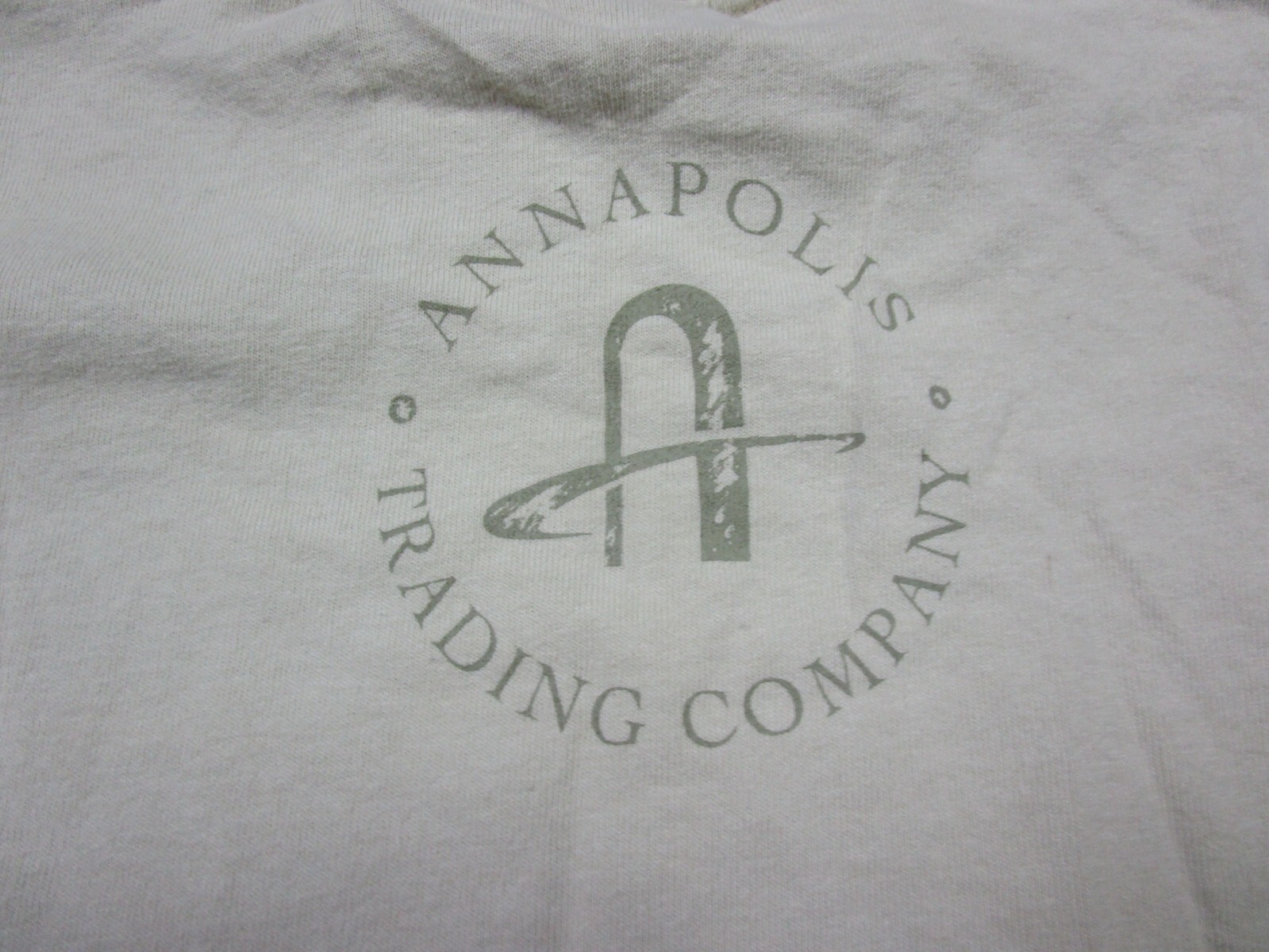 Vintage Fishing Pocket T Shirt (L) Men’s Annapolis Trading Co. USA Made Outdoors