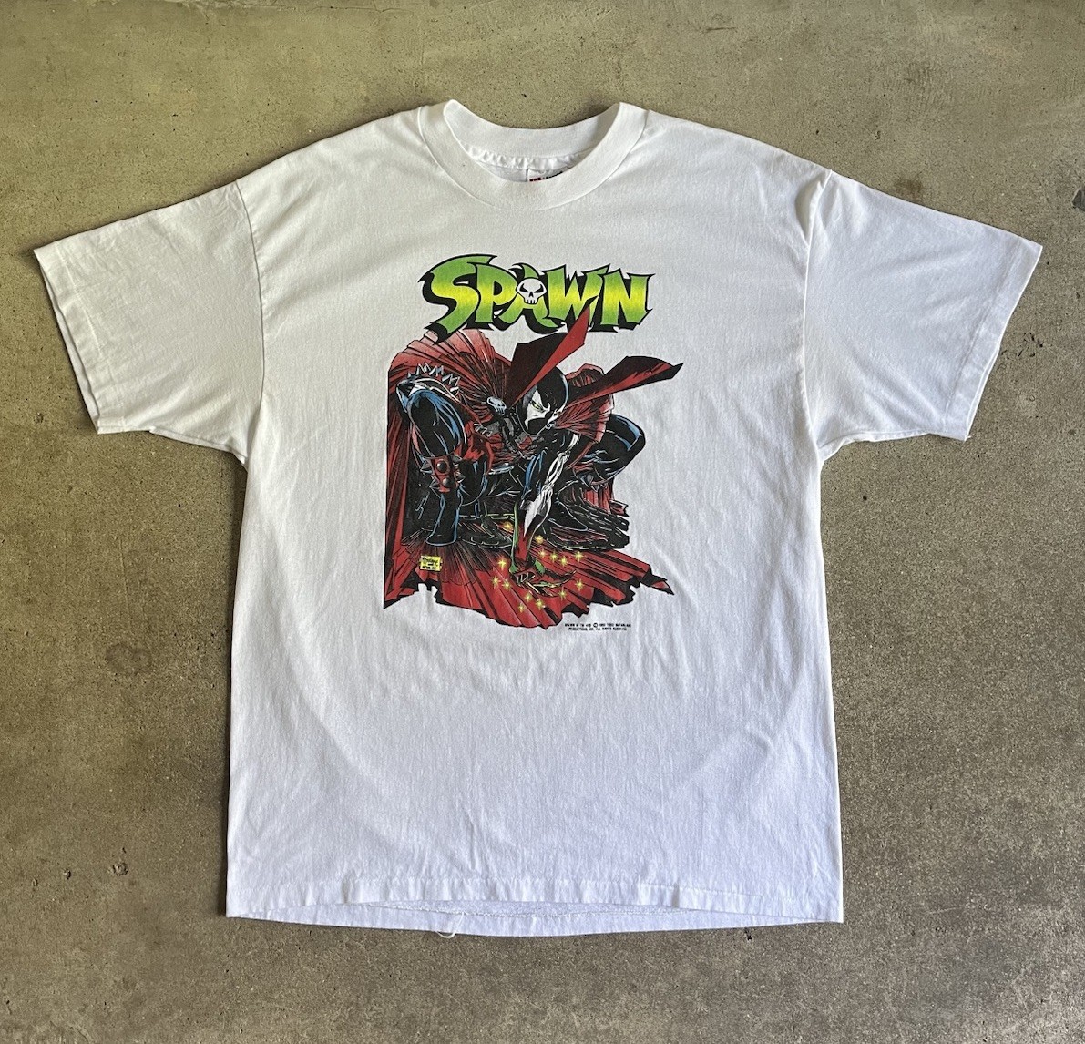 Vintage 90s Spawn Todd McFarlane Comic T-Shirt