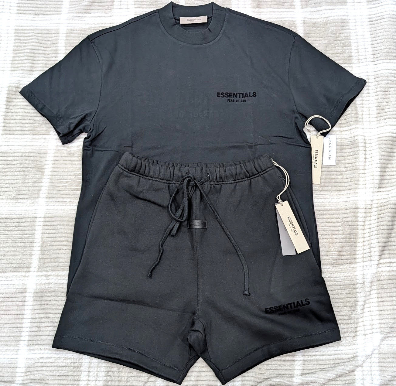 Fear of God Essentials ‘Stretch Limo’ Oversized Loose Tee & Short M Size Set