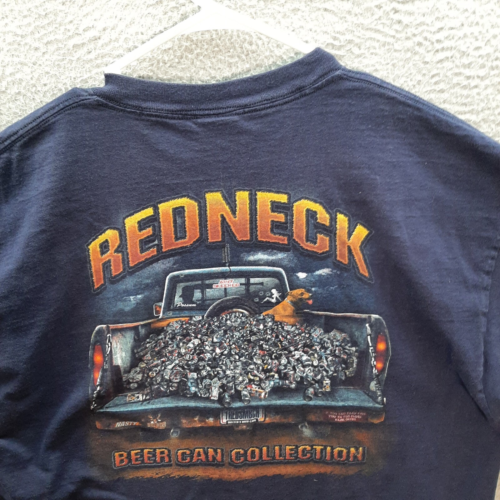 Vintage Delta Shirt Adult Extra Large Blue Redneck Sportsman Humor Outdoors Y2K