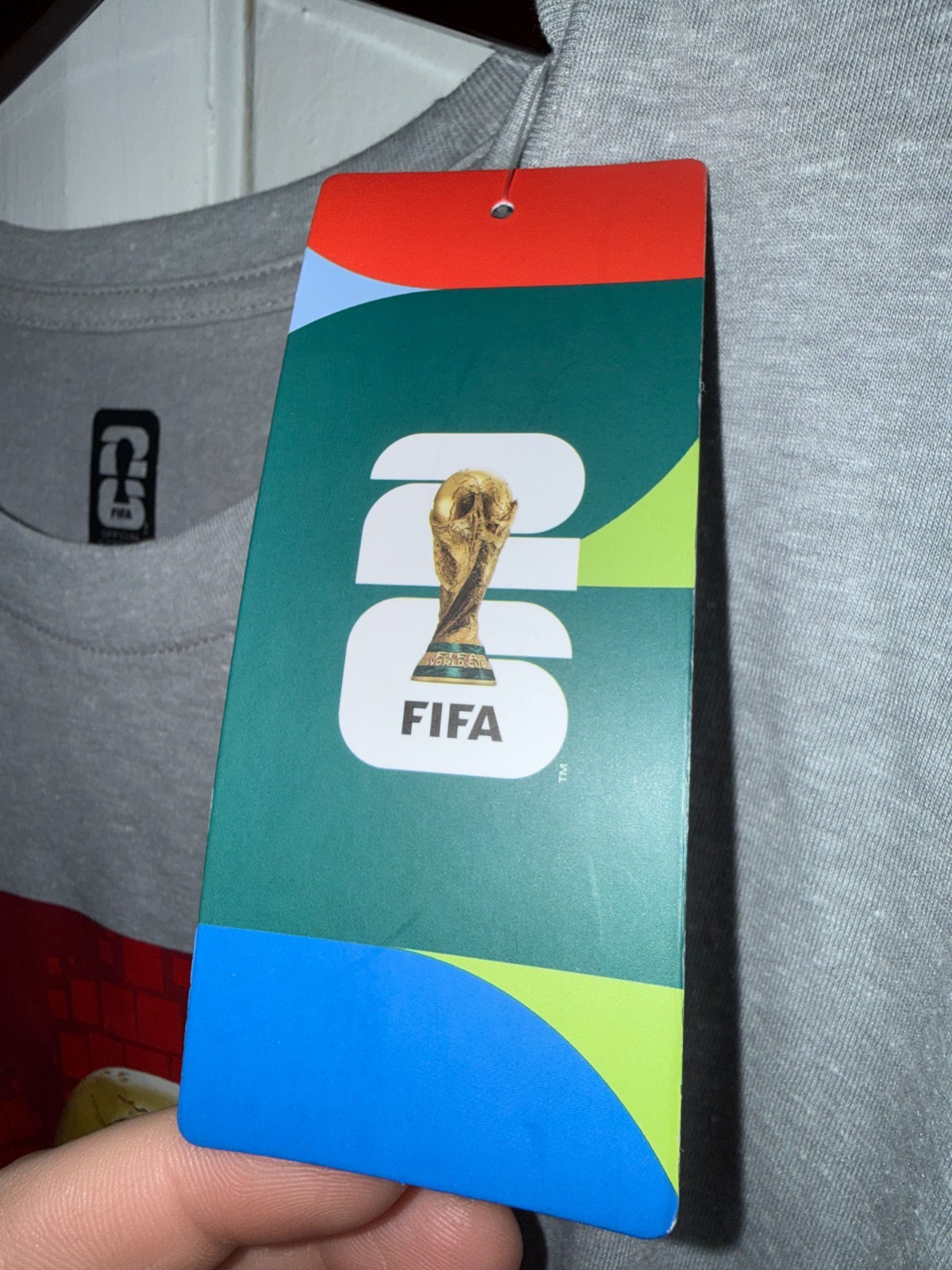 FIFA Official Licensed World Cup T Shirt XXL Gray BRAND NEW WITH TAGS!!!!!